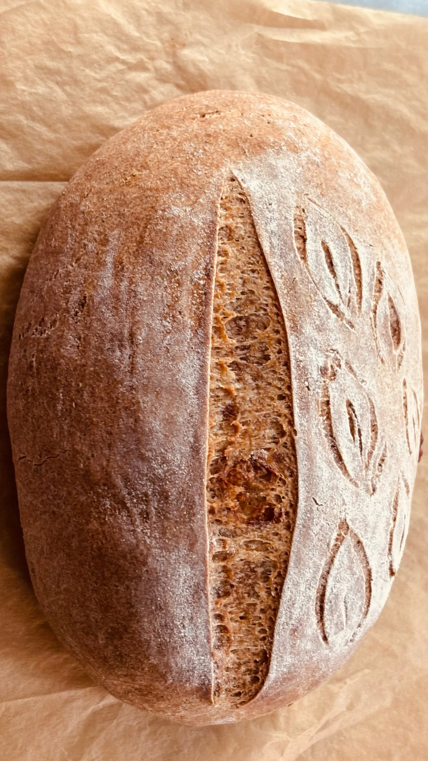 Rosemary Sourdough Batard Bread (V)