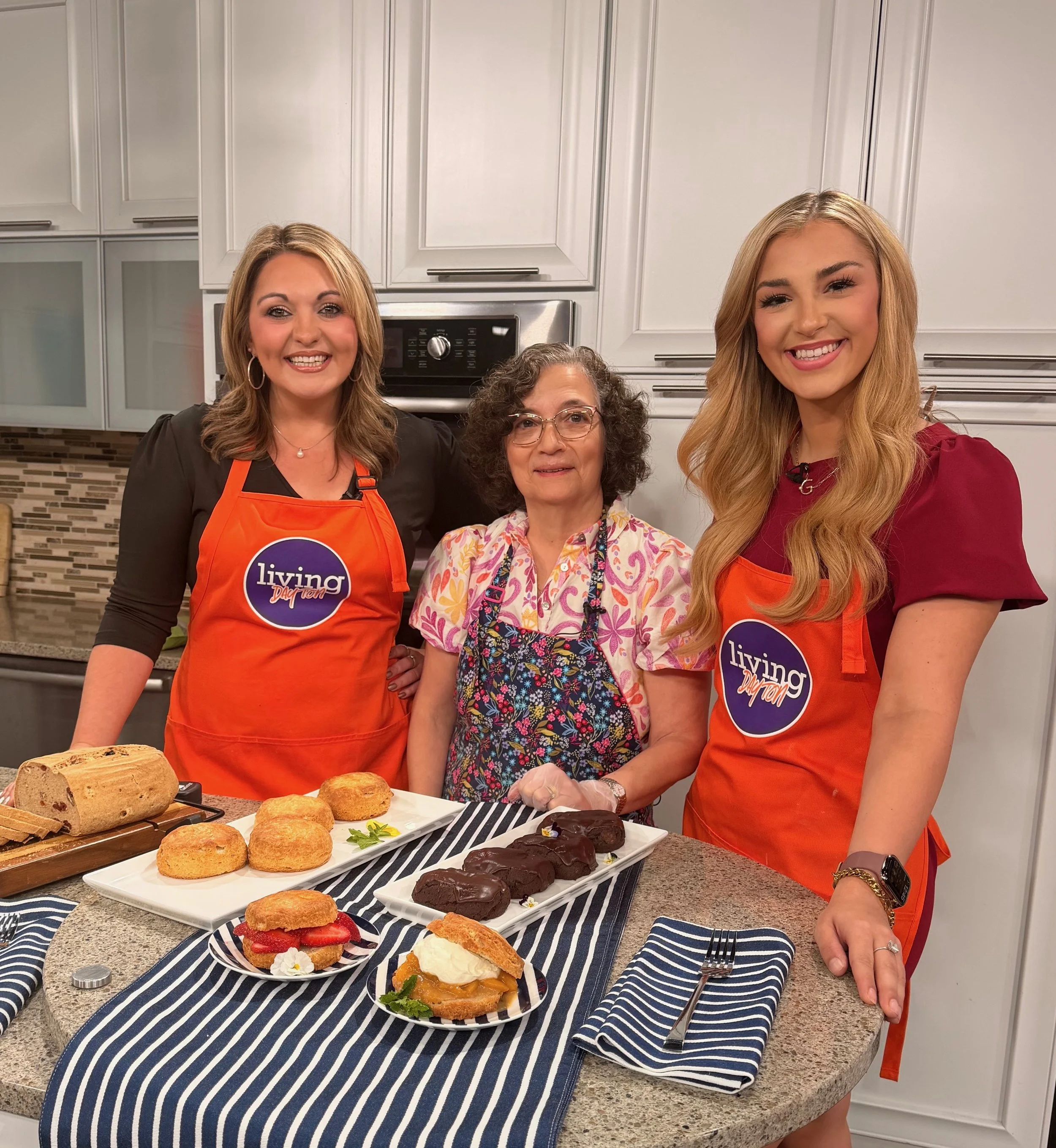 Showing Living Dayton Hosts, how to make Southern Biscuits GF