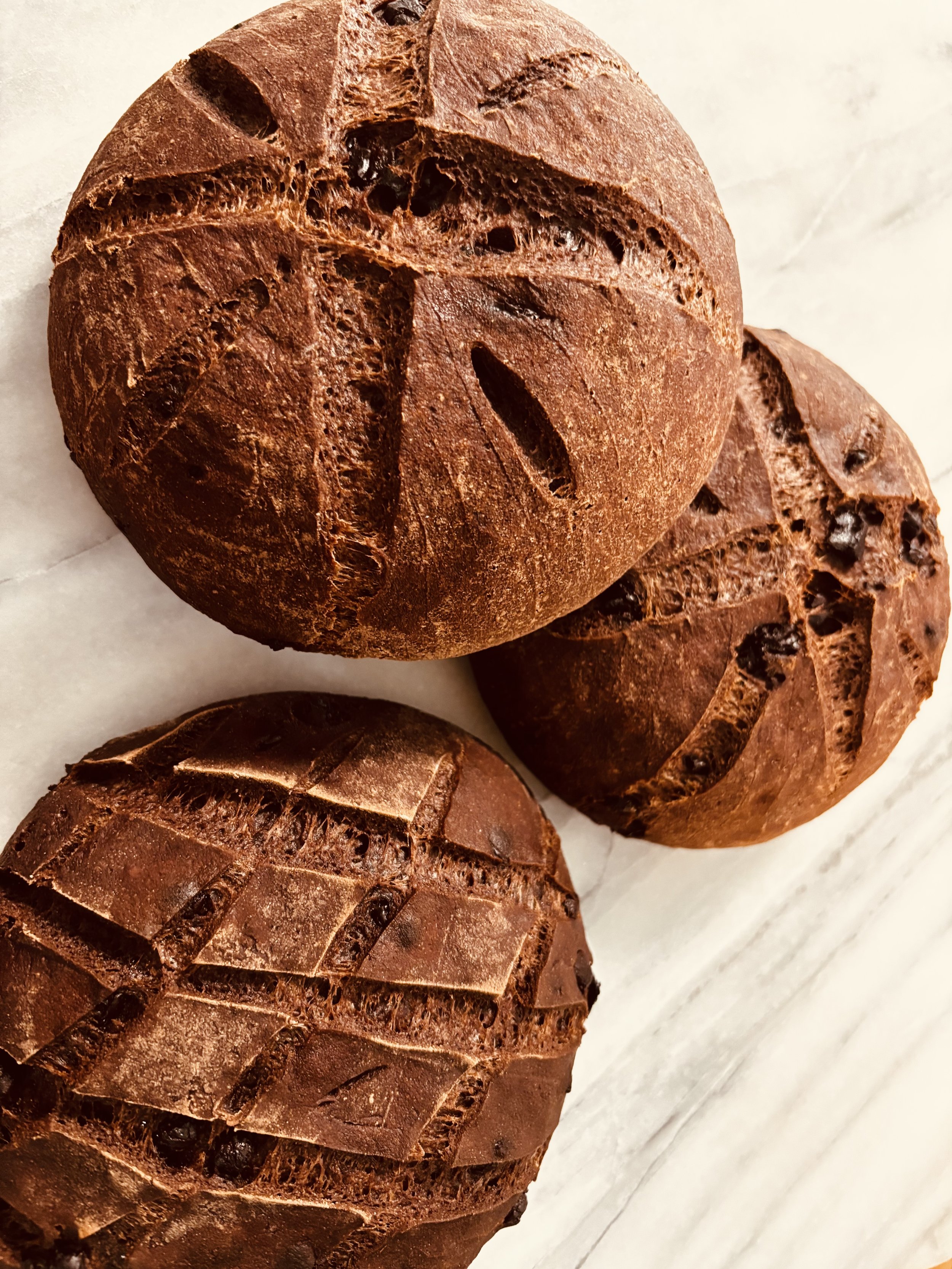 Double Chocolate & Cherry Sourdough Bread  (GF)