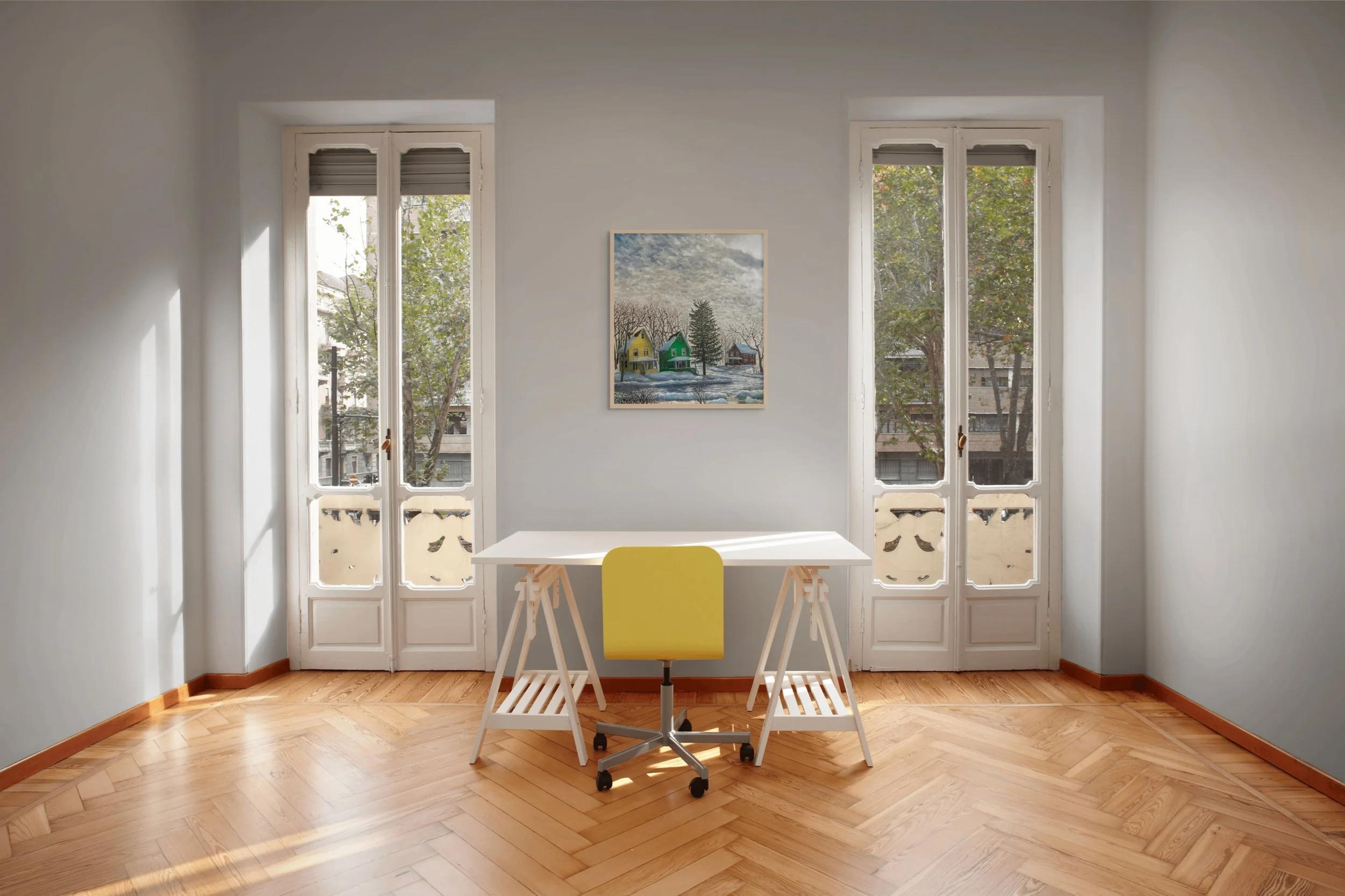 `icy` is a 30 x 35-inch oil on canvas painting.jpg