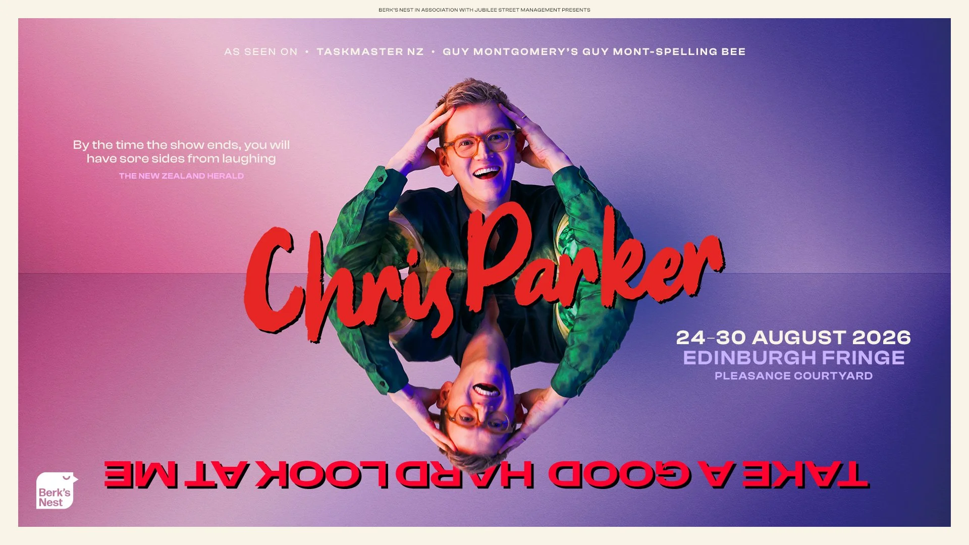 Edinburgh: Chris Parker - Take a Good Hard Look at Me 