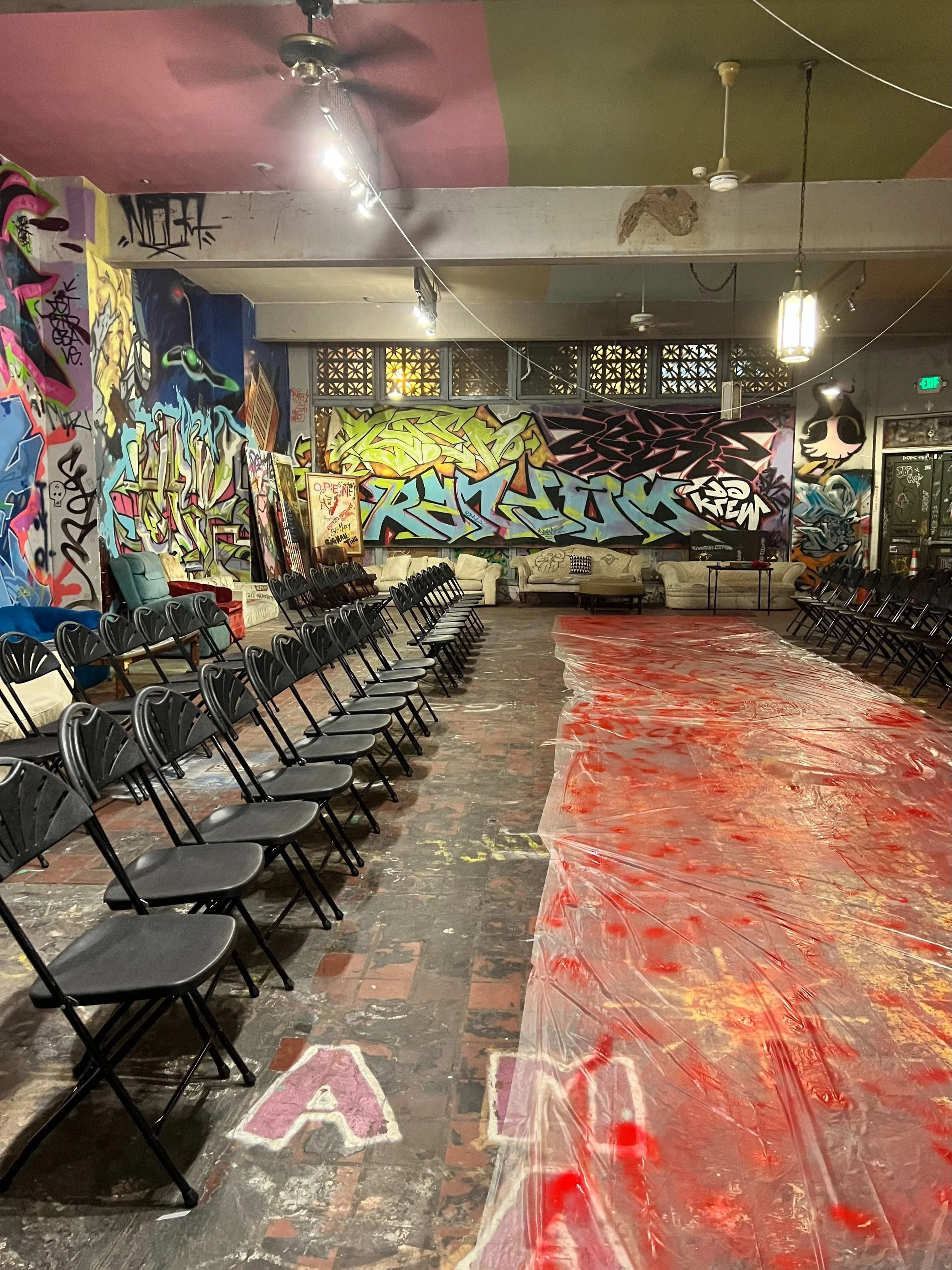Us/Them set at Graffiti Warehouse
