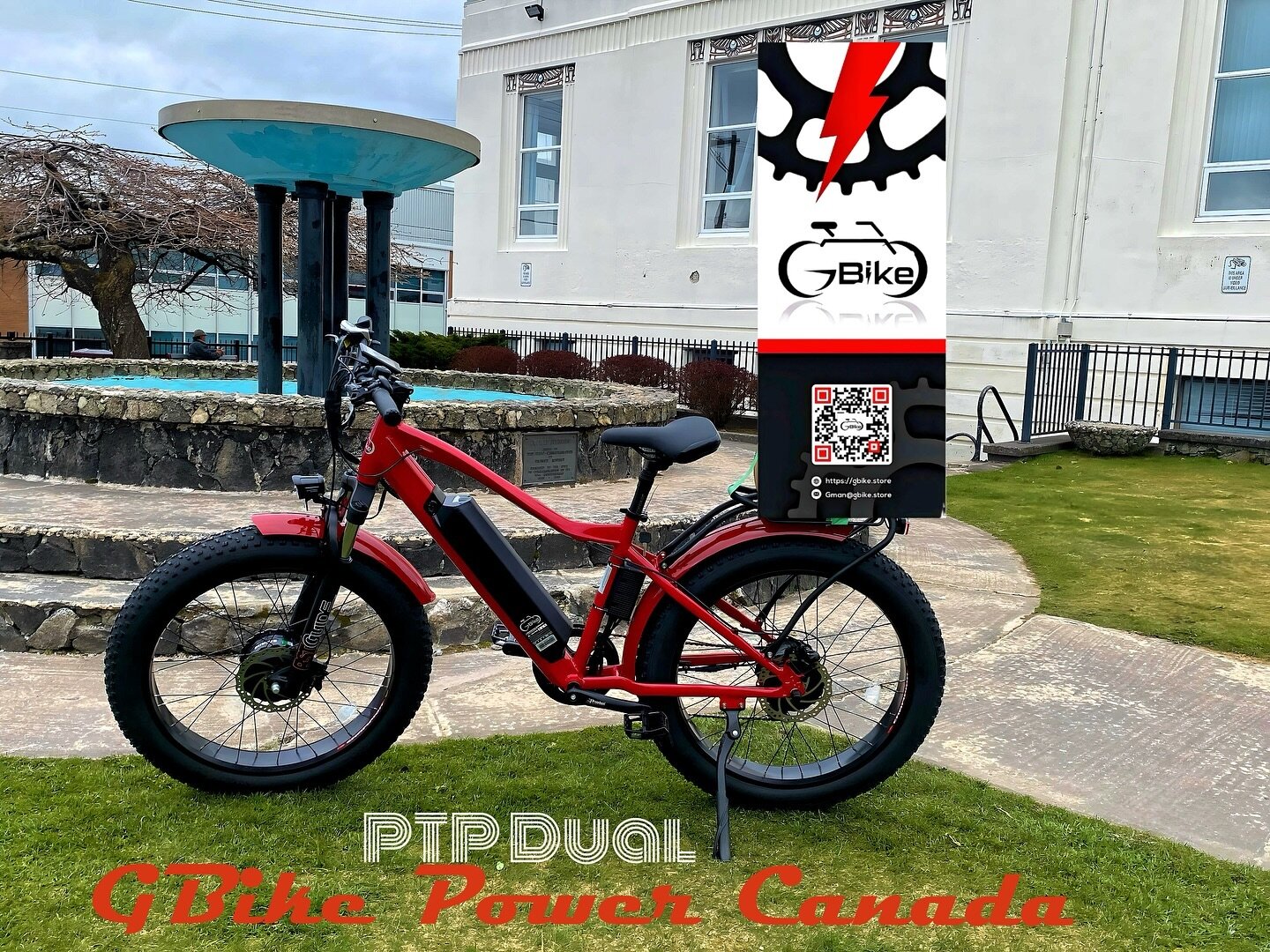 Meet the PTP Dual Motor GBike from GBike Power Canada! 🌟 Zoom through any terrain with a 500 W front motor and a 750 W rear motor. Choose your power: front, rear, or both for maximum efficiency. Enjoy long rides with a 21-hour Samsung battery, smoot
