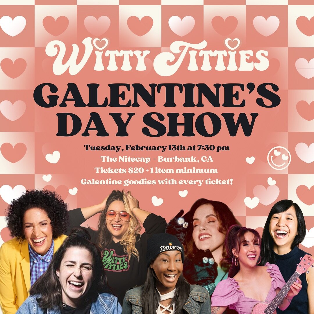 Celebrate female friendships with us this Galentine&rsquo;s Day! 💚

This show will feature amazing comedy, burlesque, and music. And as a thank you for coming, we&rsquo;ll be giving a Galentine/Valentine goody with every ticket purchased 💝

Tickets