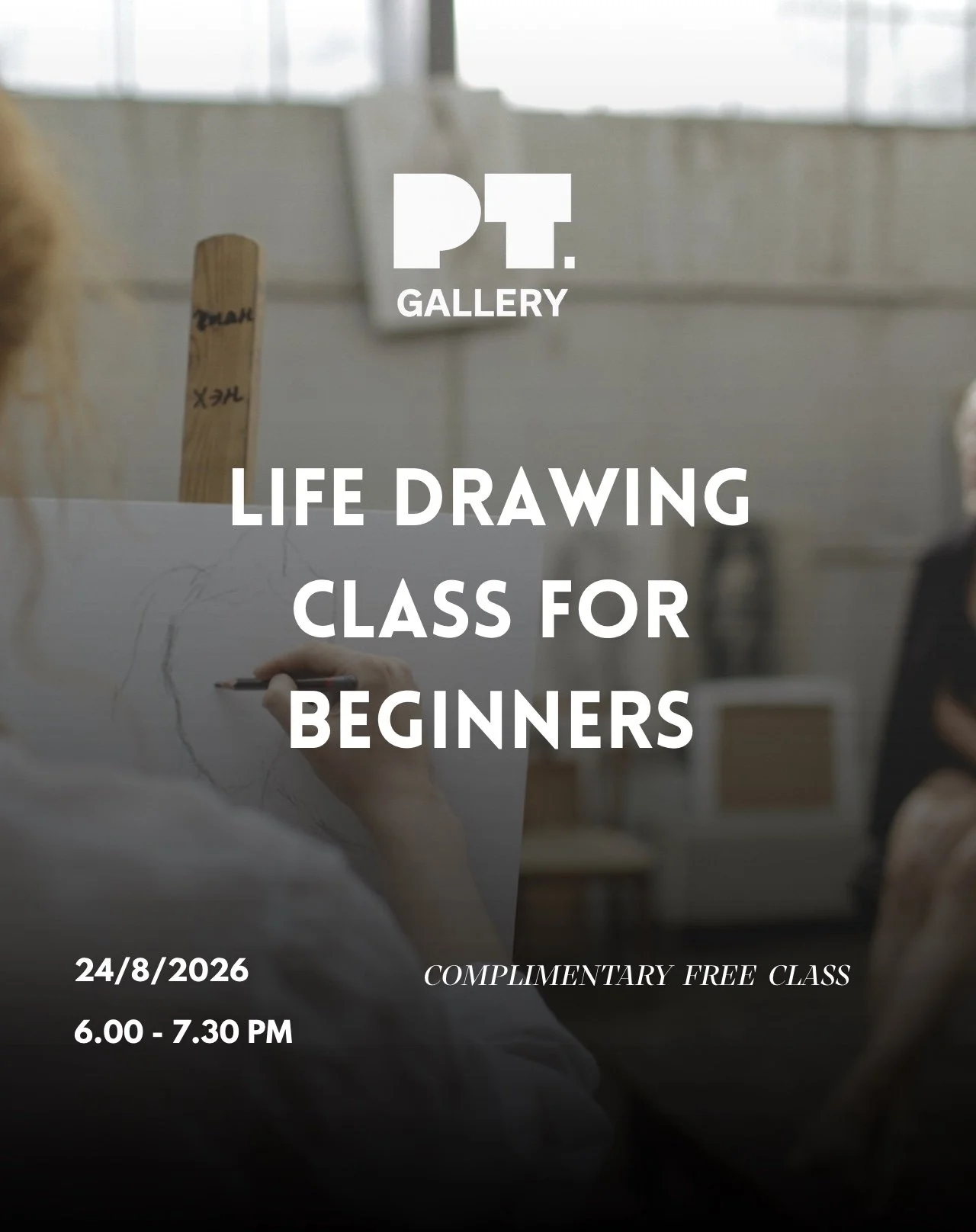 LIFE DRAWING CLASS FOR BEGINNERS
