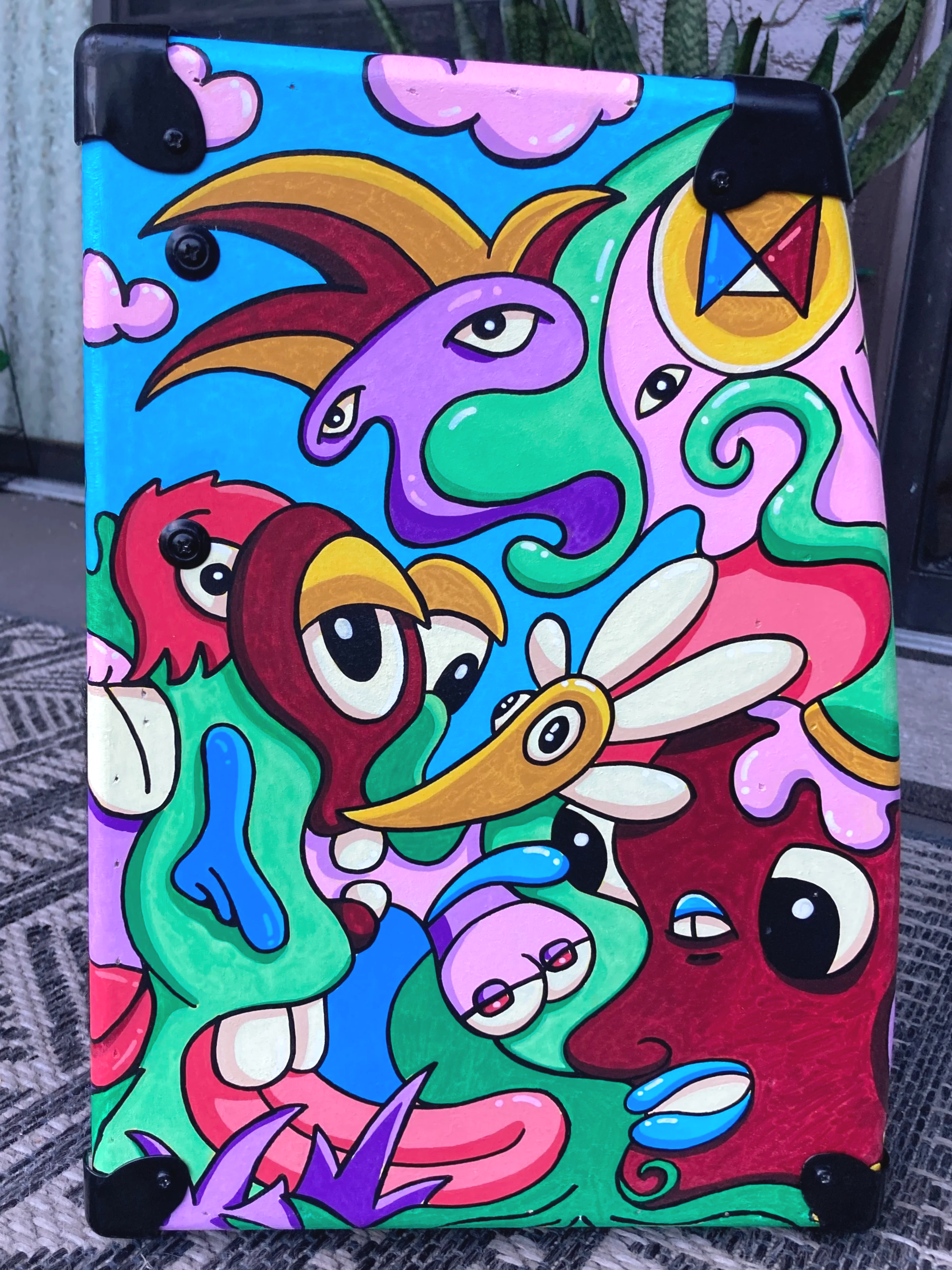 "Spring Sprung" Amp Painting