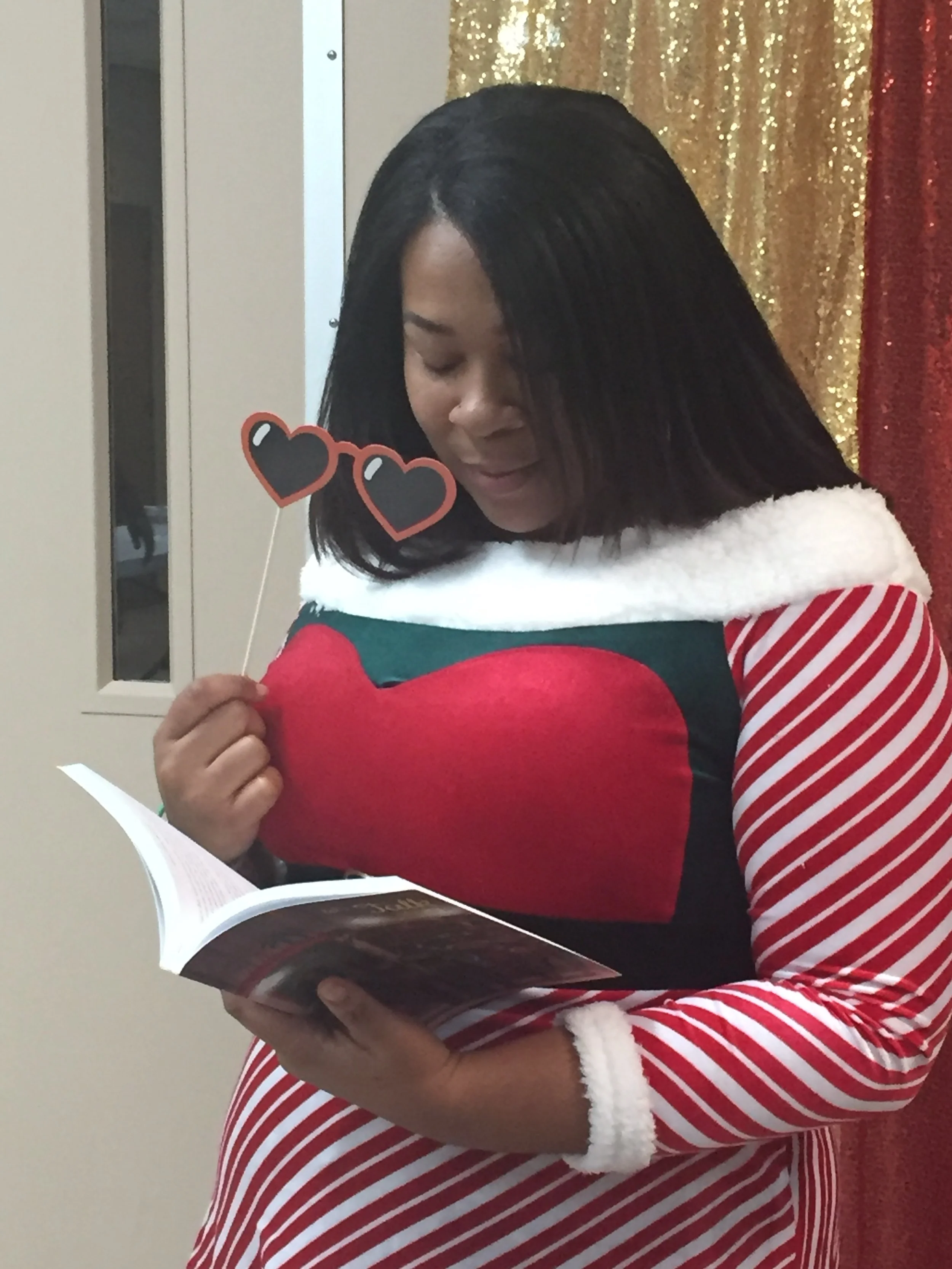 December 2021 - Although CYPP didn't have any events this month. Family made our CEO day, at the Naught Santa Party. She had a blast and sold book. #thehustleneverstop 