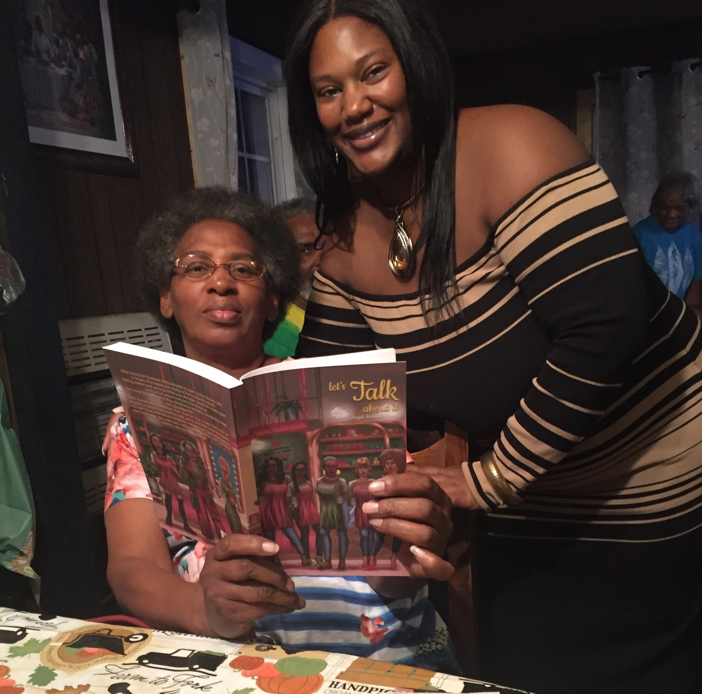 November 2021 Thanksgiving Day. Our Author was still healing from having her baby, and through the grace of God, family members and others just started purchasing our book. Let's Talk About It. Only God Can work miracles.