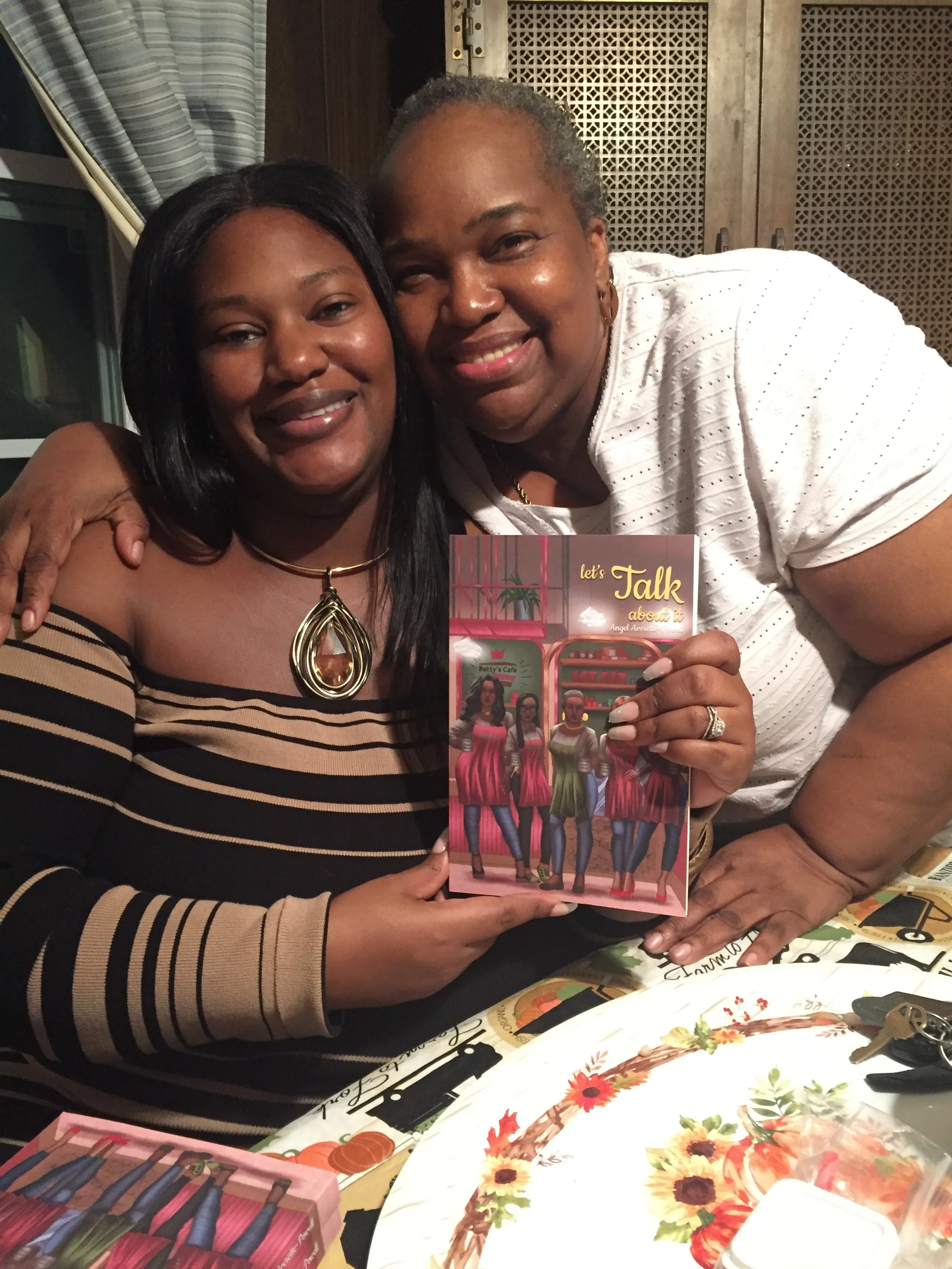 November 2021 Thanksgiving Day. Our Author was still healing from having her baby, and through the grace of God, family members and others just started purchasing our book. Let's Talk About It. Only God Can work miracles. 