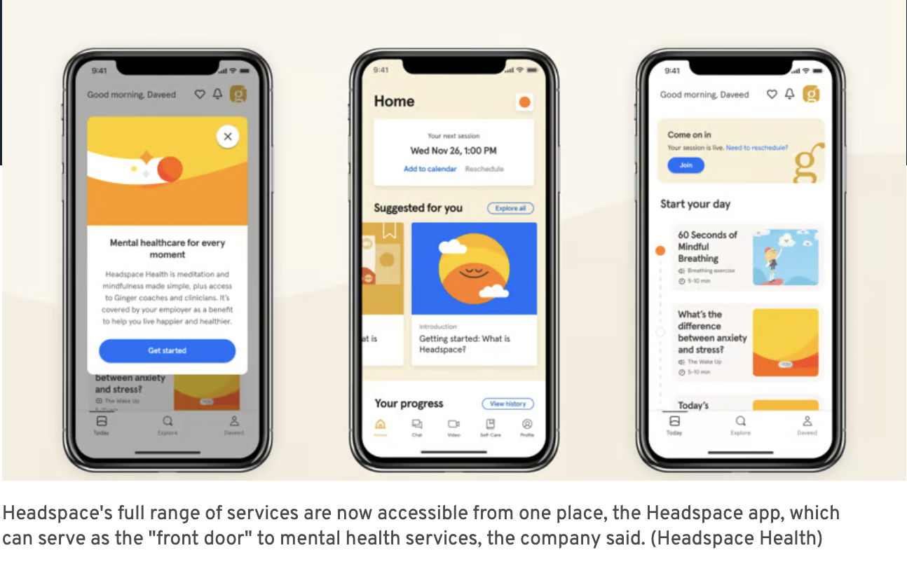 Headspace banks $105M in new financing as it eyes potential M&amp;A and expansion of enterprise business