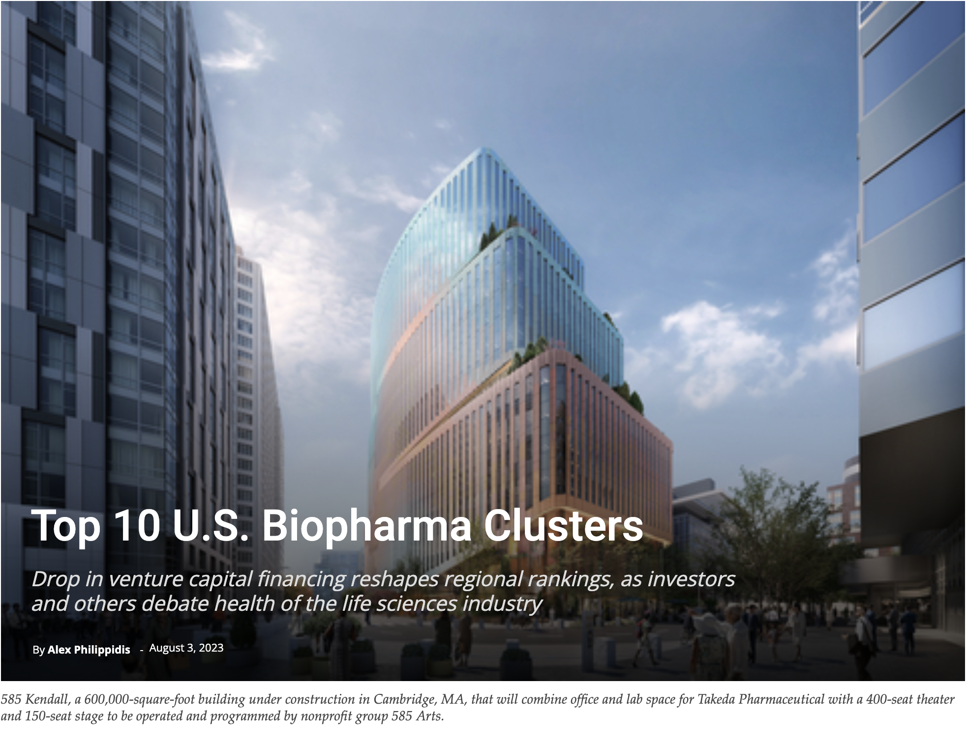 GEN: Top 10 U.S. Biopharma Clusters