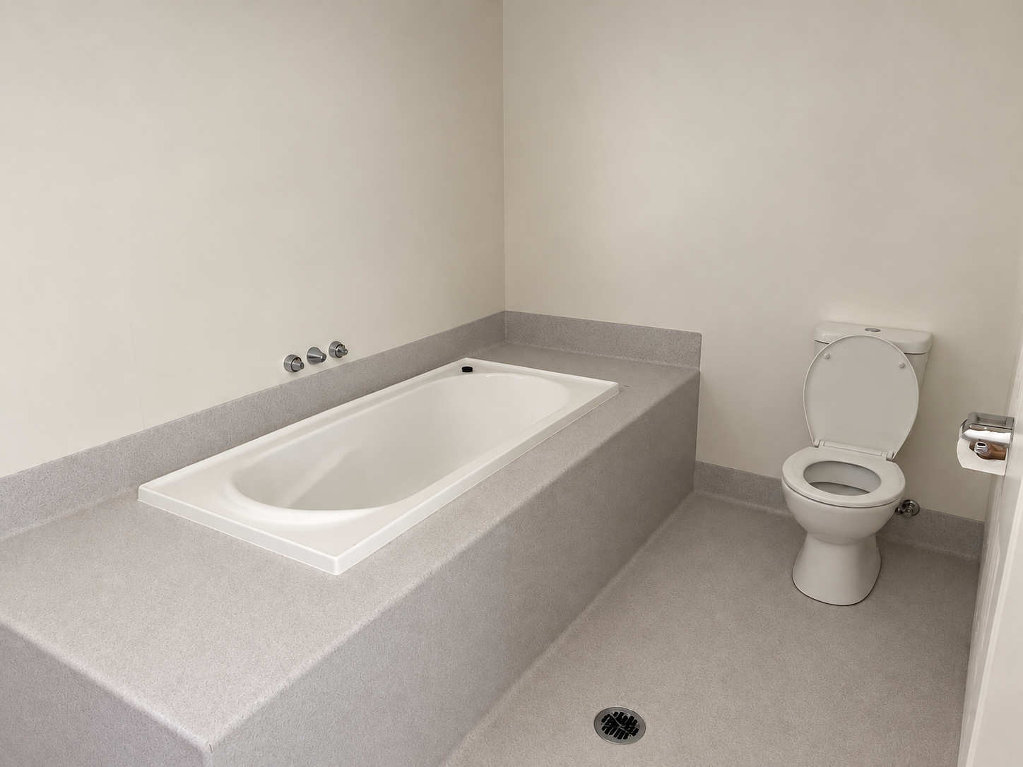 Minimal Beige Bathroom with Open Toilet.png
