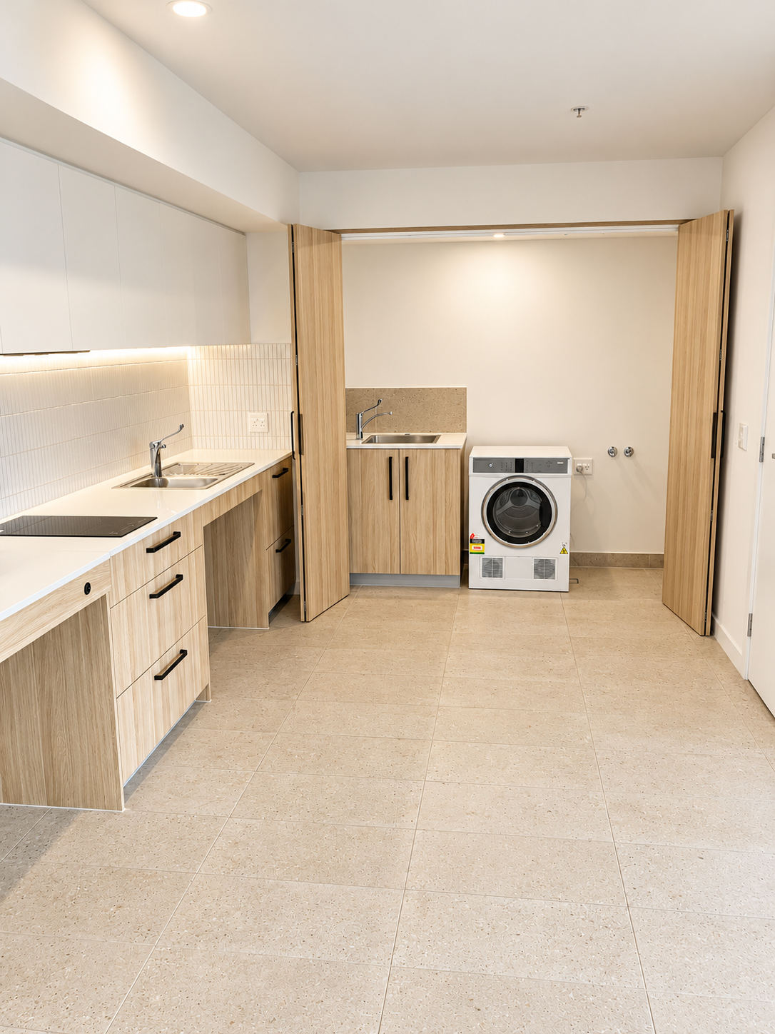 Modern Kitchenette and Laundry Alcove.png