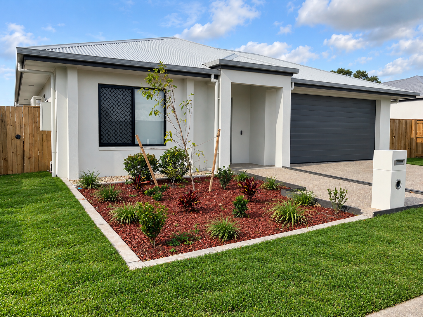 Modern Home and Landscaped Yard 103.png