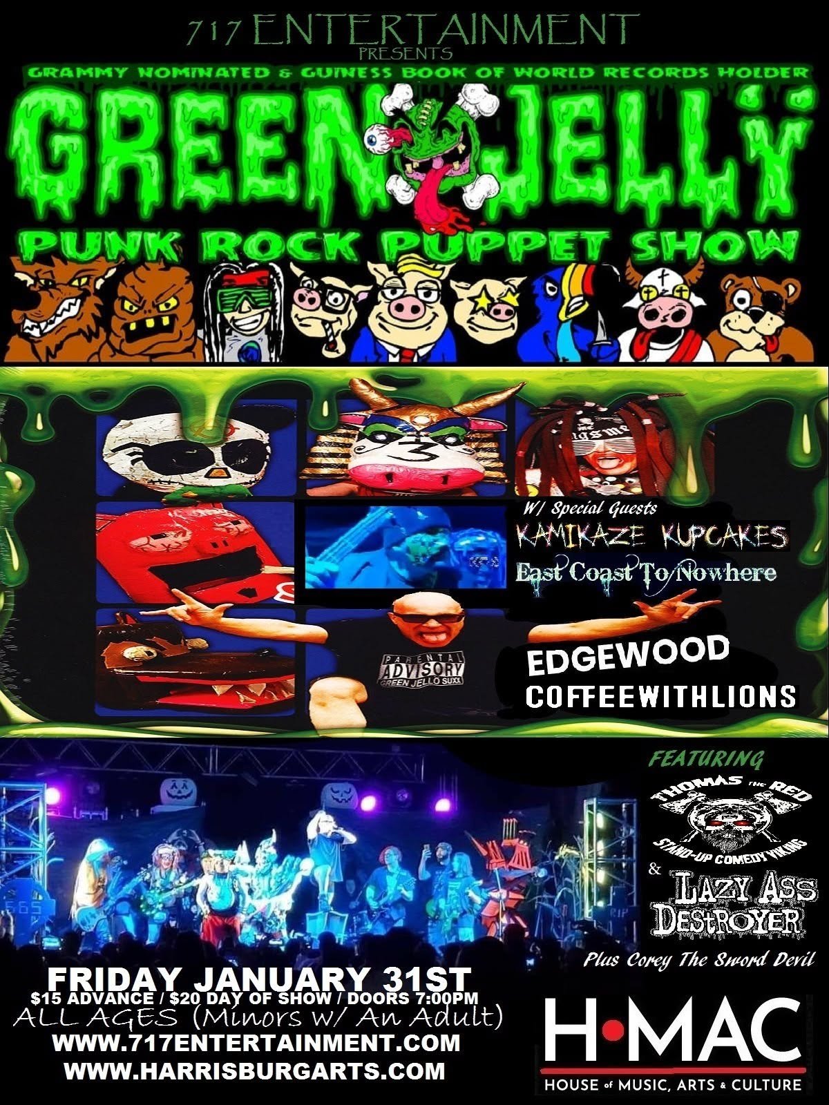 Green Jelly at H.M.A.C.