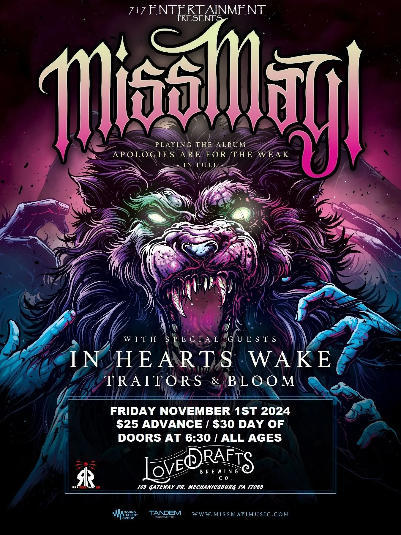 Miss May I At Lovedrafts (2 Sizes Available)