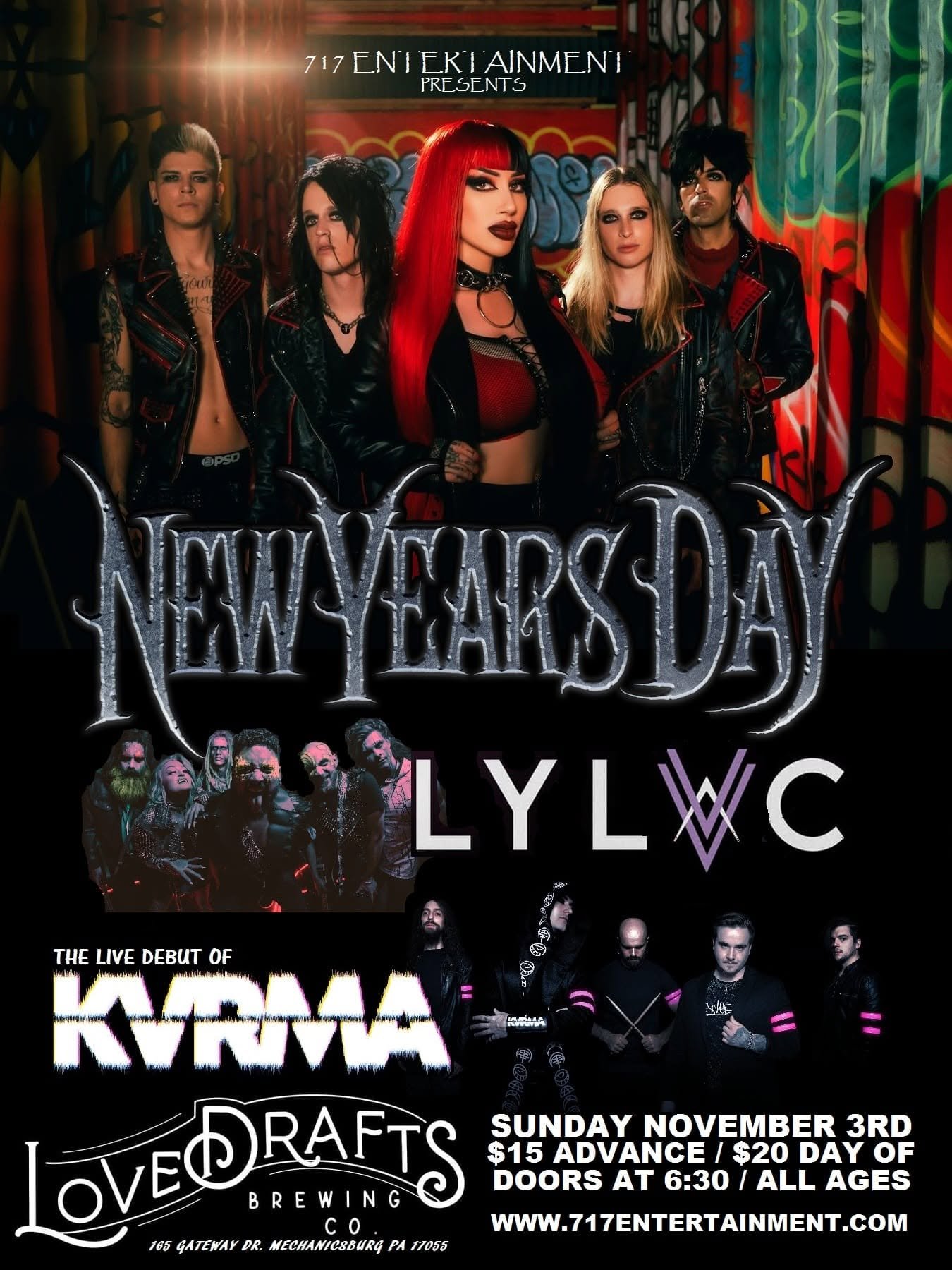 New Years Day at Lovedrafts