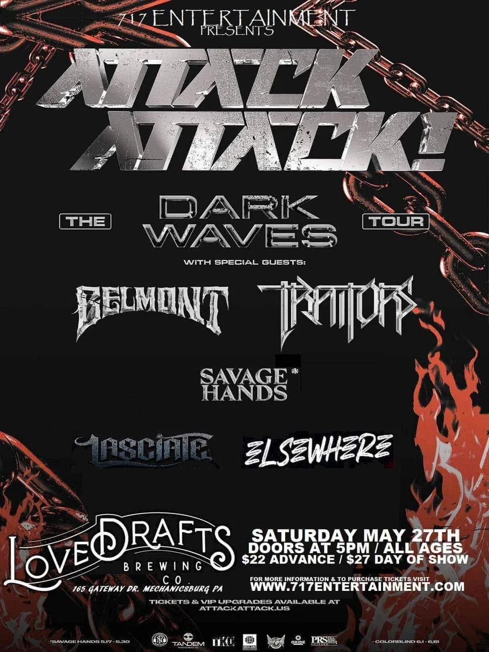 Attack Attack at Lovedrafts