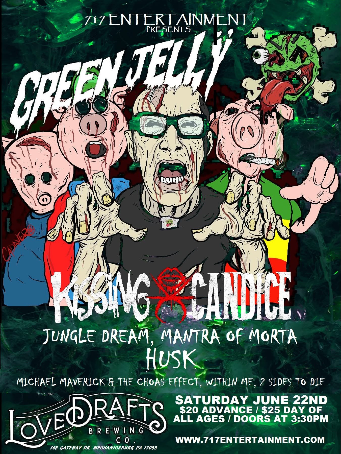 Green Jelly at Lovedrafts (2 Sizes Available)
