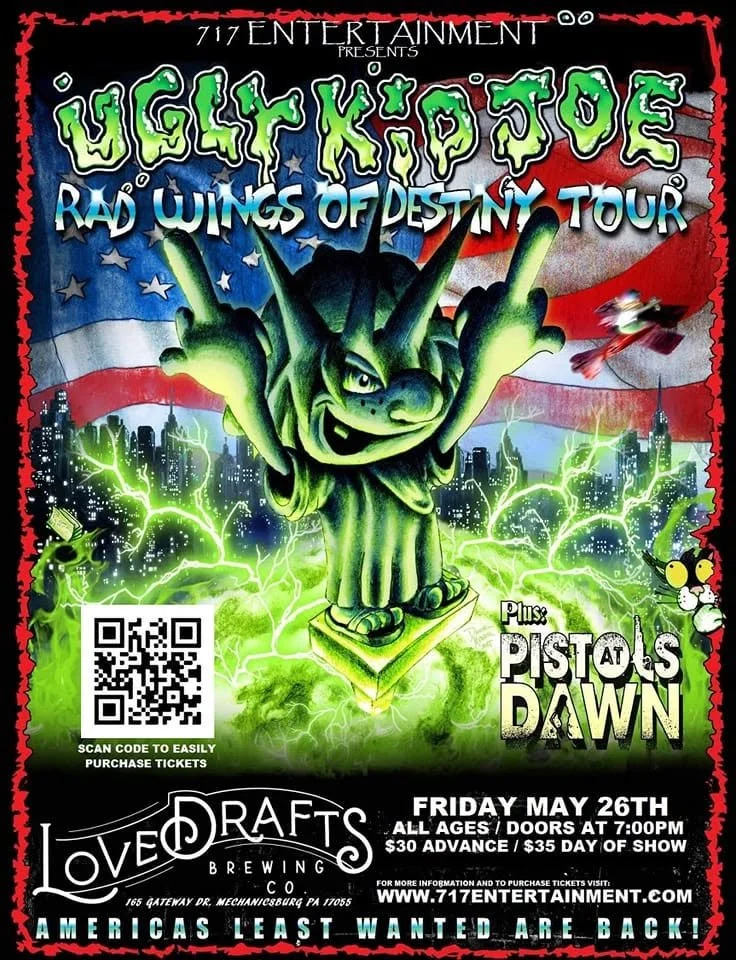Ugly Kid Joe & Nu Metal Madness 2 Sided at Lovedrafts