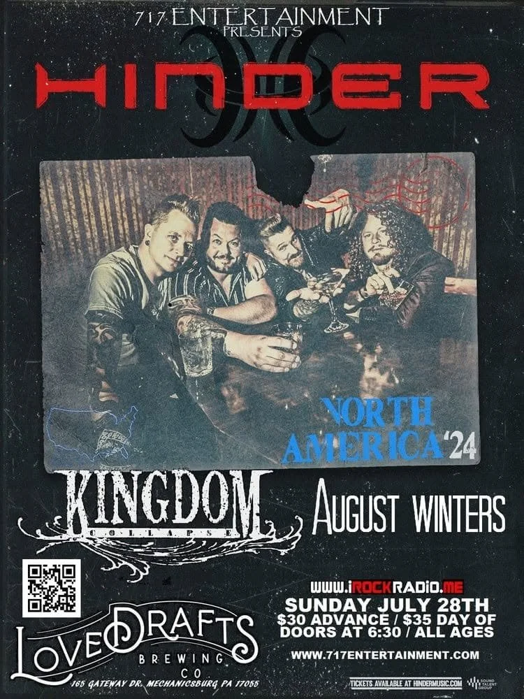Hinder at Lovedrafts (18x24)