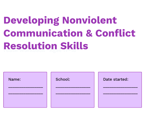 GBV part 4 - Developing Non-Violent Communication and Conflict Resolution Skills