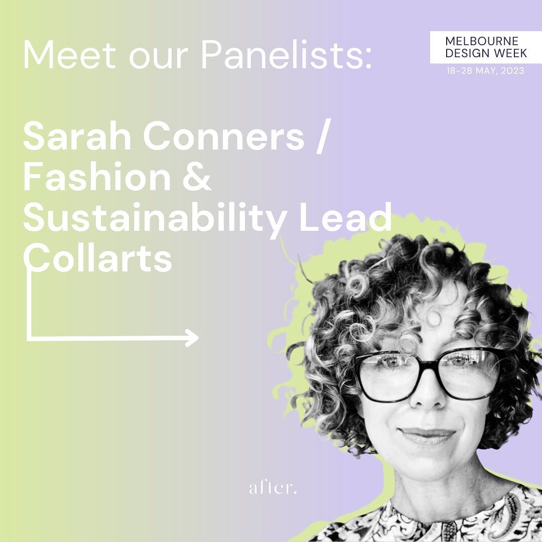 Say hi to Sarah! 👋 Sarah is our fantastic co-collaborator for #MelbourneDesignWeek and has provided the team with invaluable support in getting our first event up and running!  Sarah is an experienced fashion educator and advocate, and we are thrill
