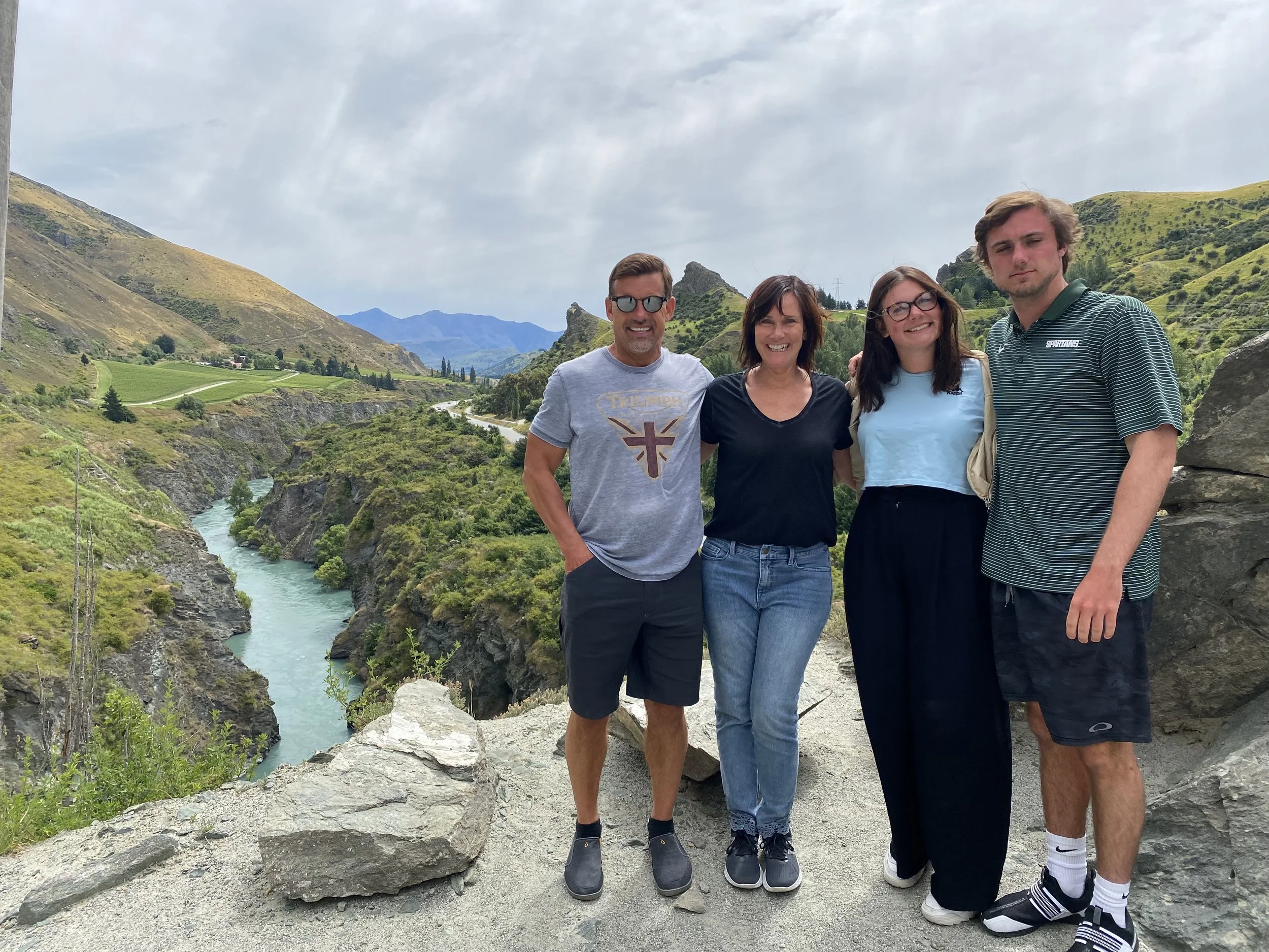 Private tour group at a Lord of the Rings location