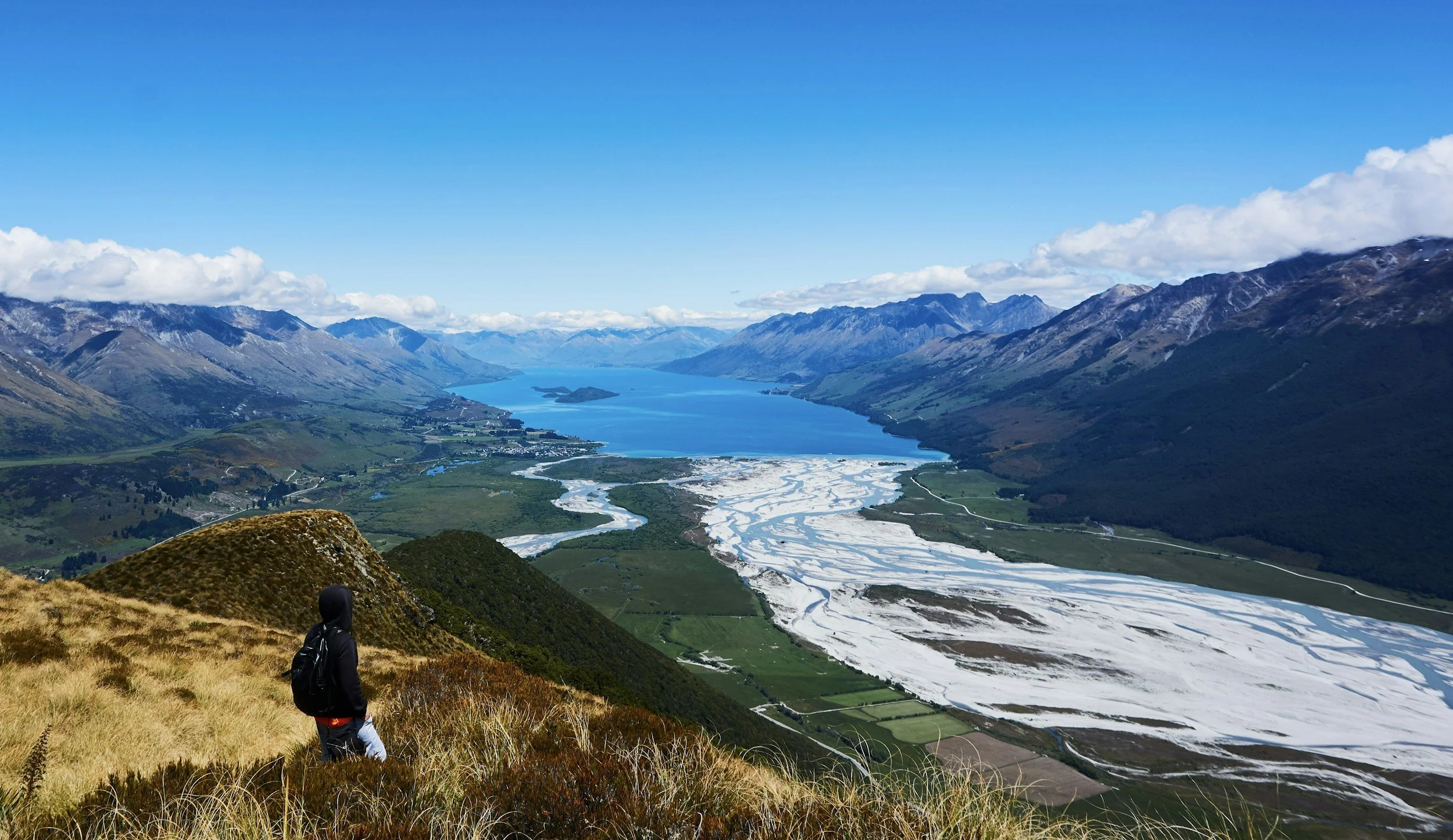 The Dart River looking back to Lake Wakatipu