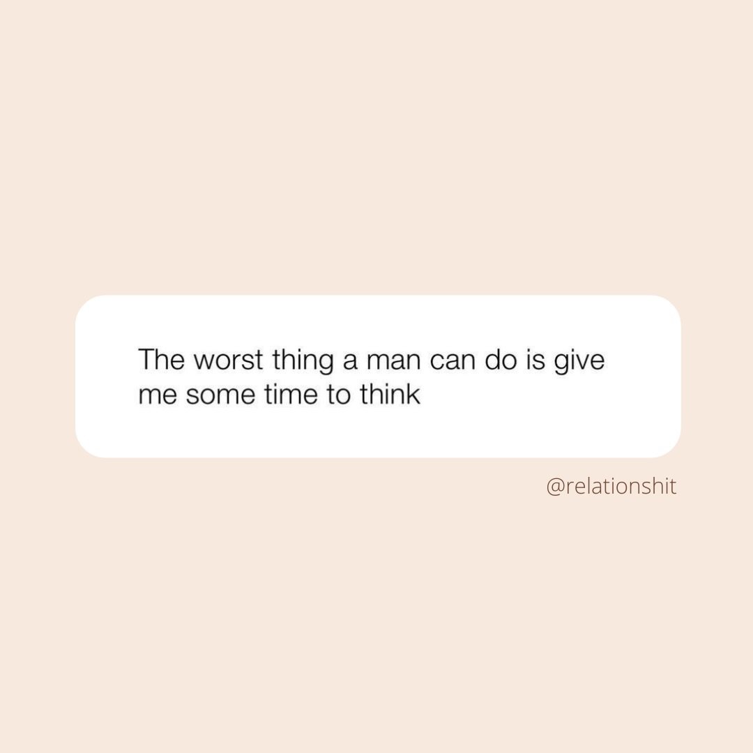 Jumping to conclusions like it&rsquo;s my full time job 🕵🏽&zwj;♀️ #relationshitpod