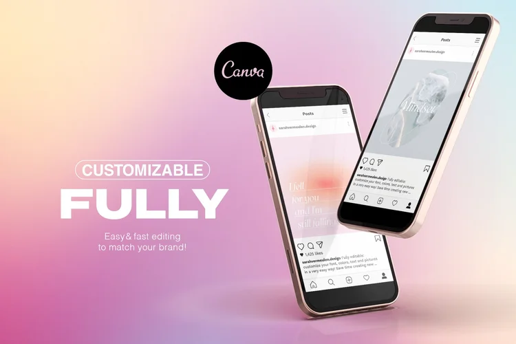 Instagram Post Templates in Canva for Effortless Social Media Marketing ...