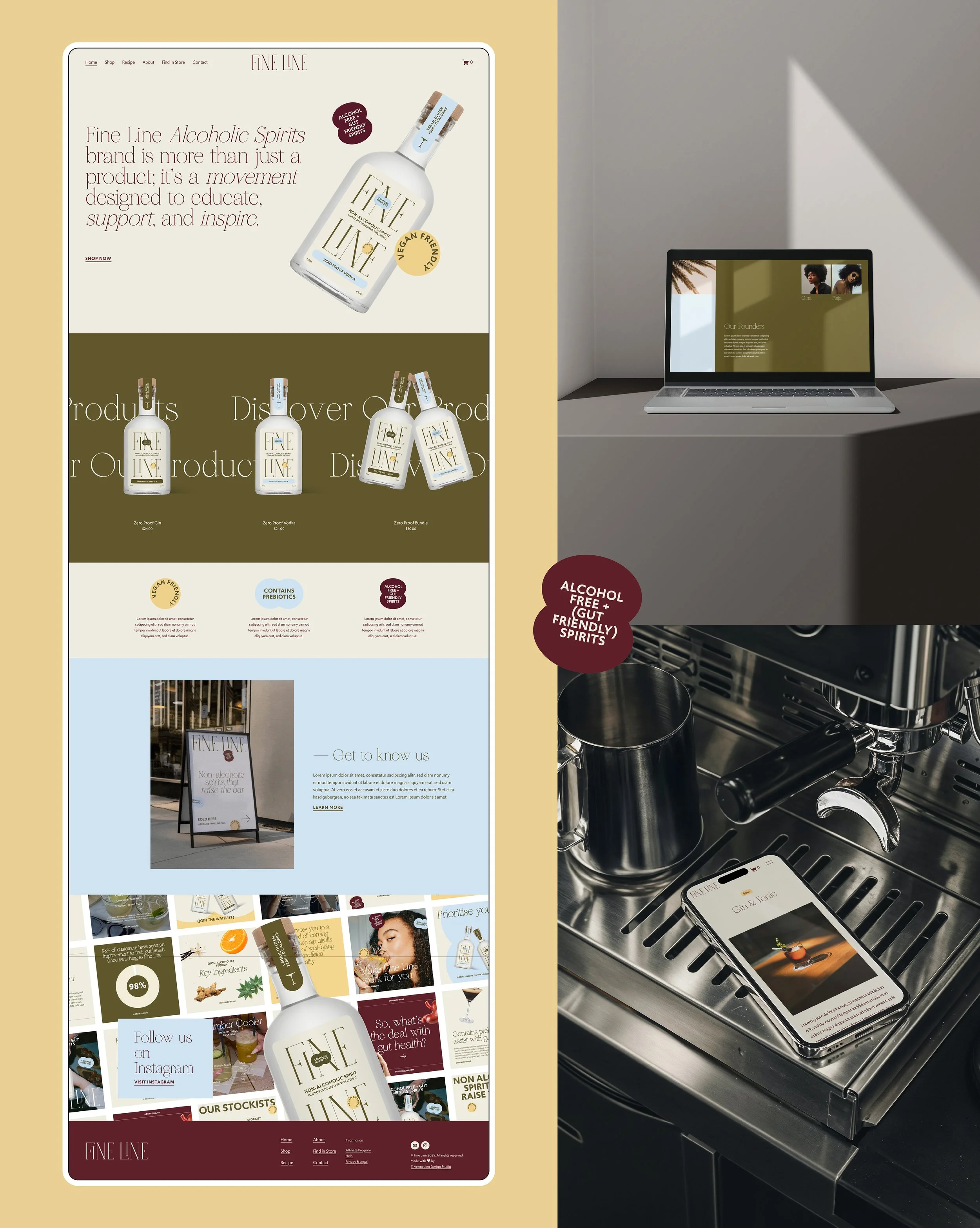 FineLine – Clean and elegant Website design