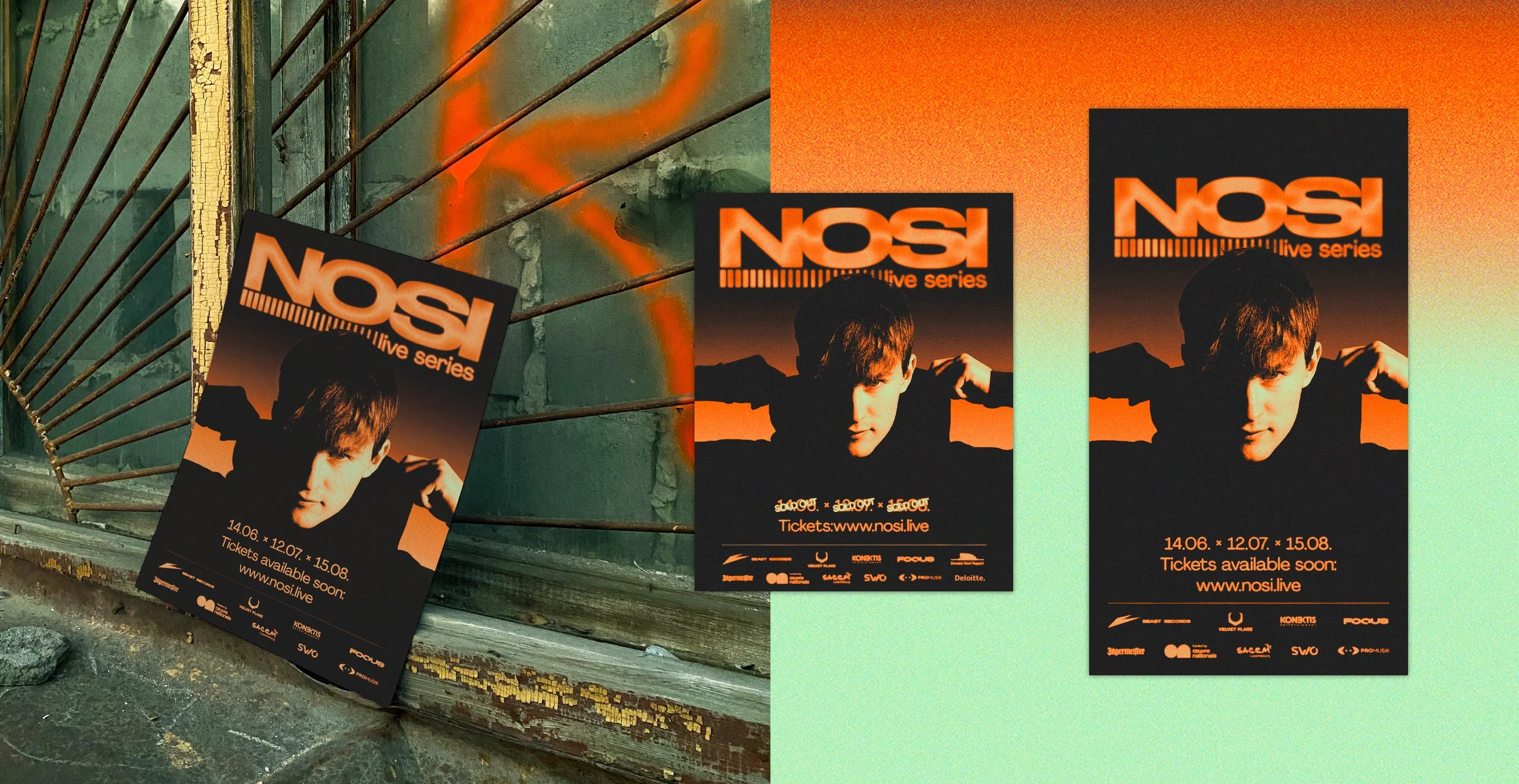 Nosi Live Series – Poster Design and Social Media Kit