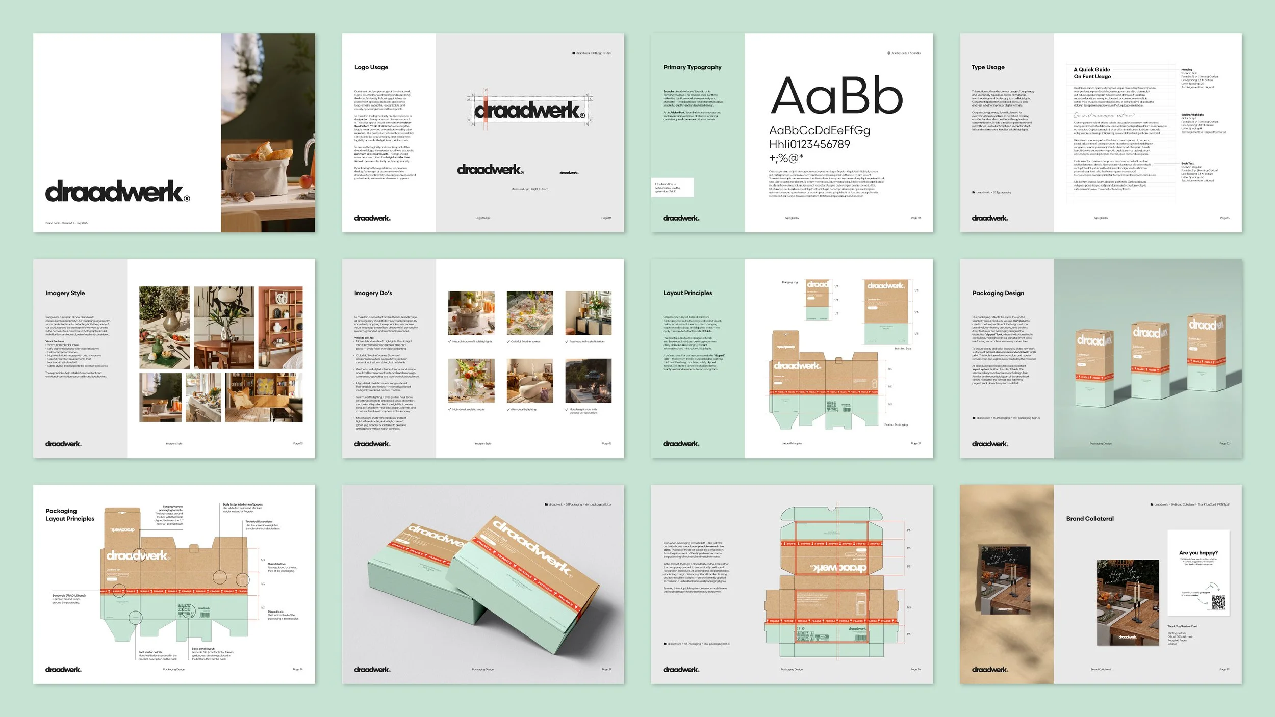 draadwerk – Detailed brandbook design