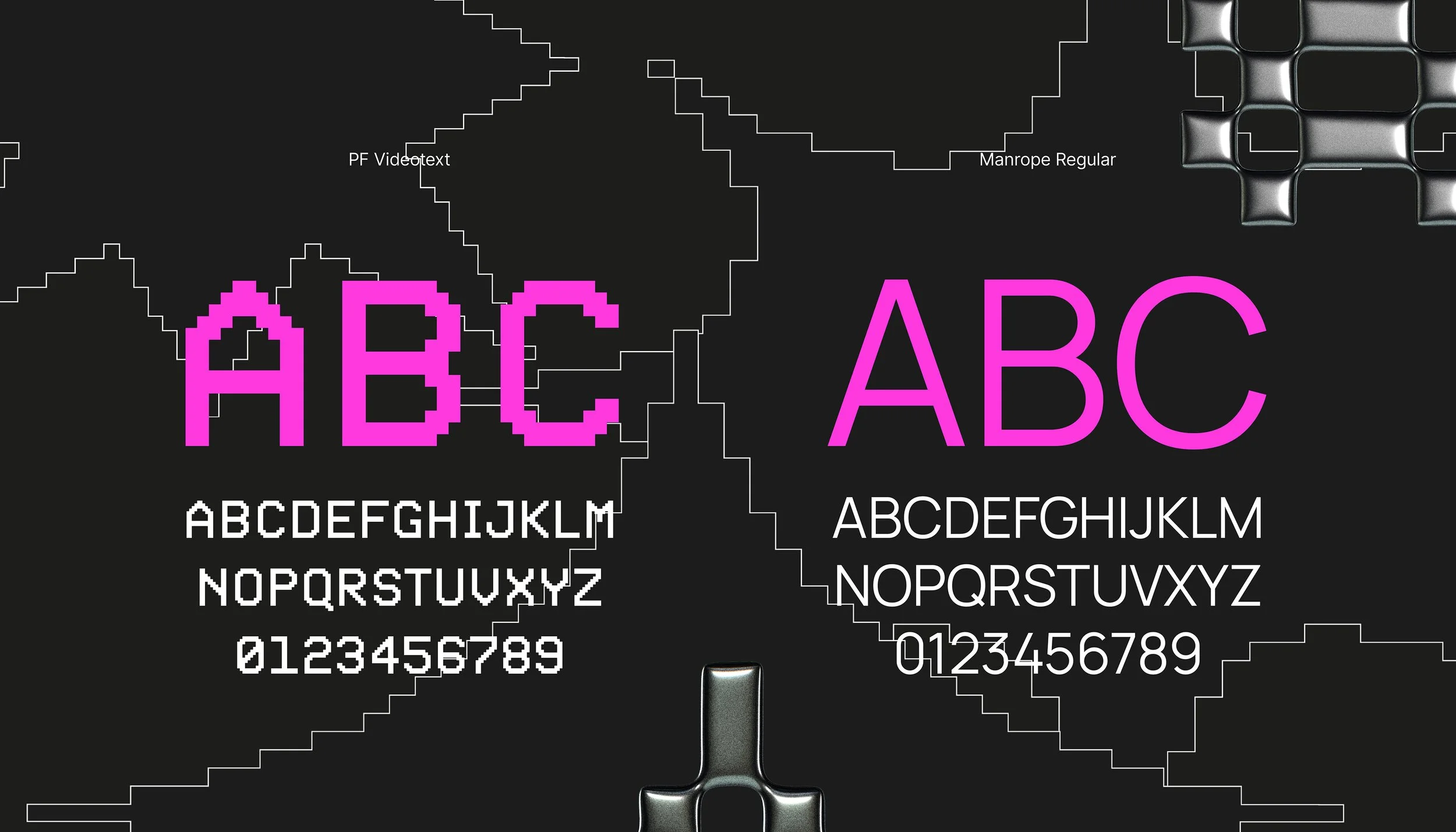 Overview of the typography used for Renée Van Holsteijn's personal branding