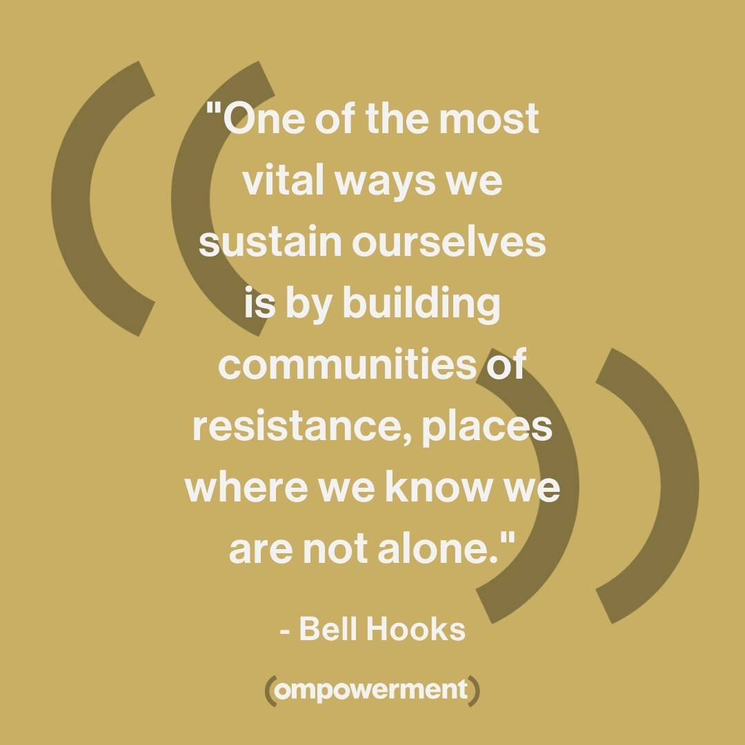 🌱 Community-centered, community-led healing is at the core of our values and drives everything we do 🌱⁠
⁠
 ✨&quot;At first I felt alone - but then I felt the support of my friends in the circle. I didn't feel alone. I felt love.&quot; - OMPowerment