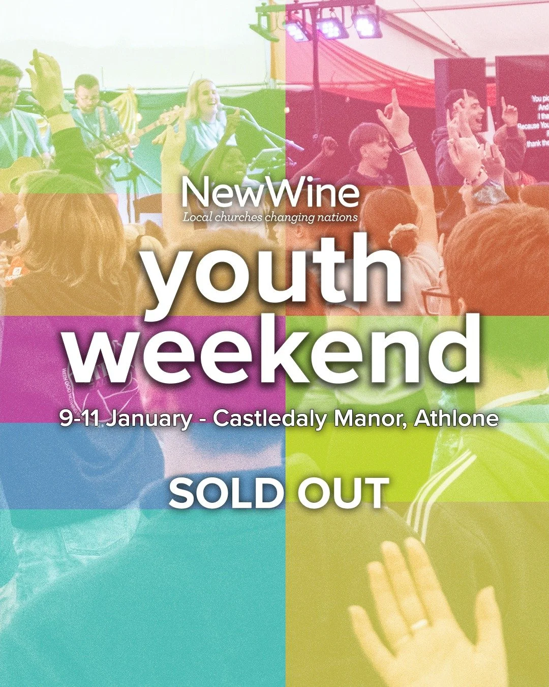 Our Youth Weekend is now SOLD OUT! We're so excited about gathering together for a great weekend in Athlone next month!