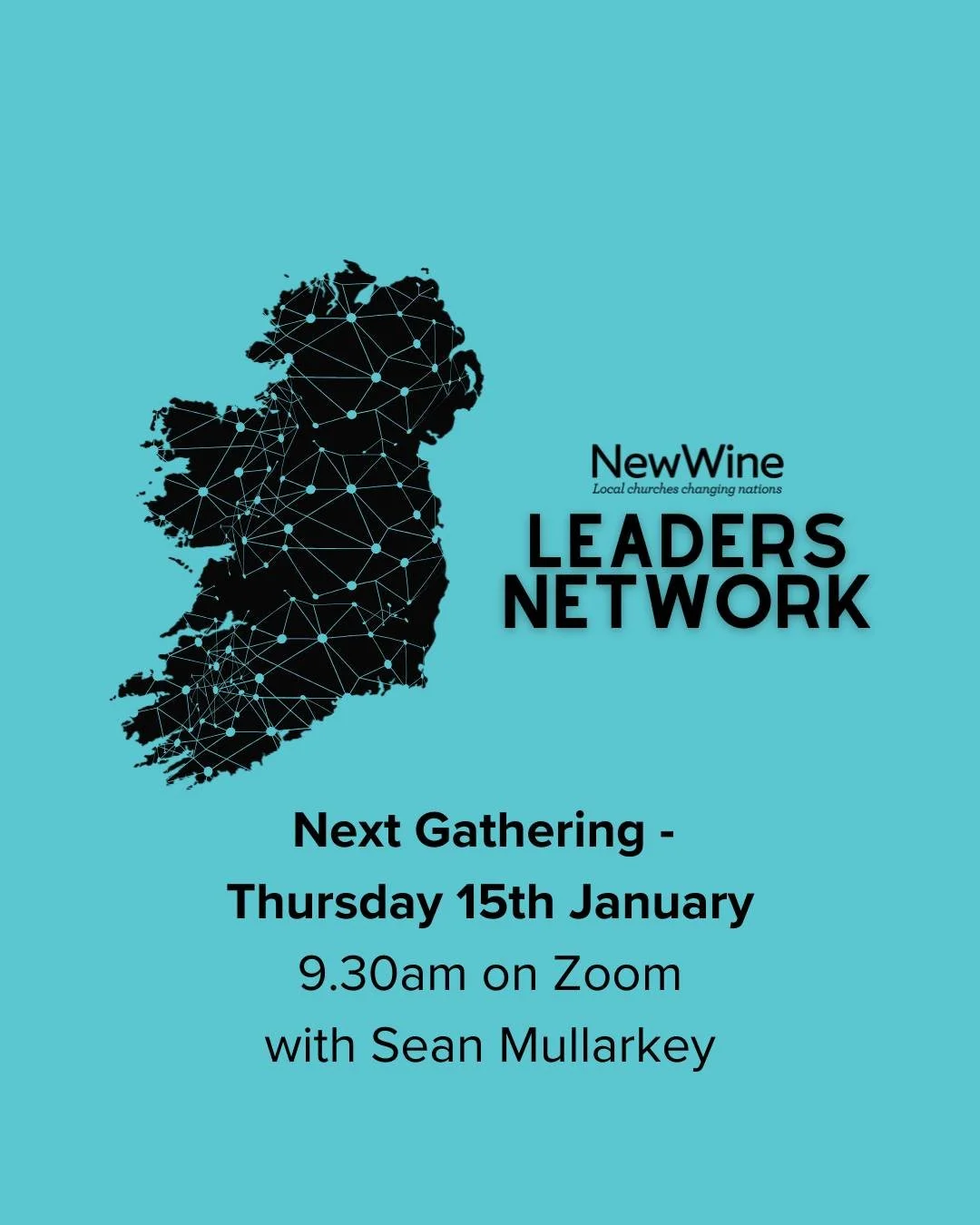 There is no leaders network meeting this month but do plan to join us in January on Thursday 15th with Sean Mullarkey - add it to your diary and sign up to join if you aren't already!