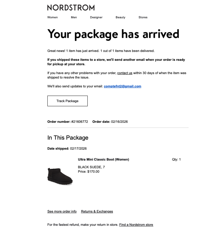 nordstrom receipt generator