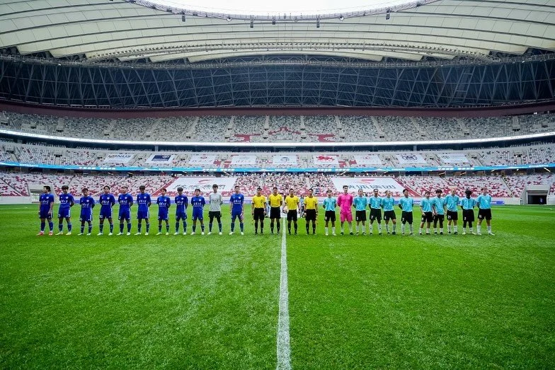 Some of the best moments from the second game of the tournament, a hard-fought 2-1 win over Tsinghua University. Goals from Asa and Ujjal.

An amazing experience to be the first ever match in the new 60 thousand seater stadium in Xi&rsquo;an!