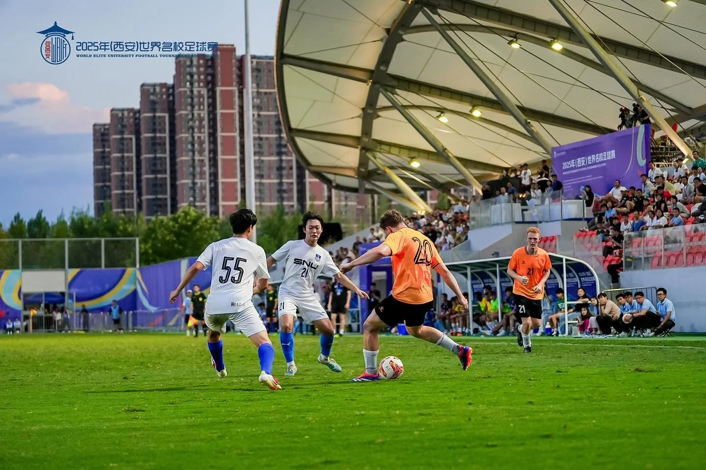 Semi-final: 1-1 draw followed by a 4-2 loss on penalties against the University of Seoul. A tough result after playing so well throughout the tournament, although bronze medal match against the University of Peking is still to come.

Goal scored by C