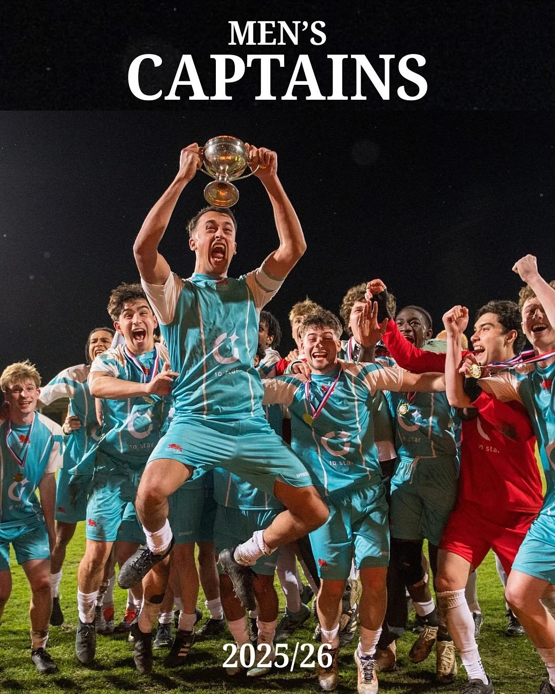 Introducing your Men&rsquo;s Captains for the 2025/26 season!