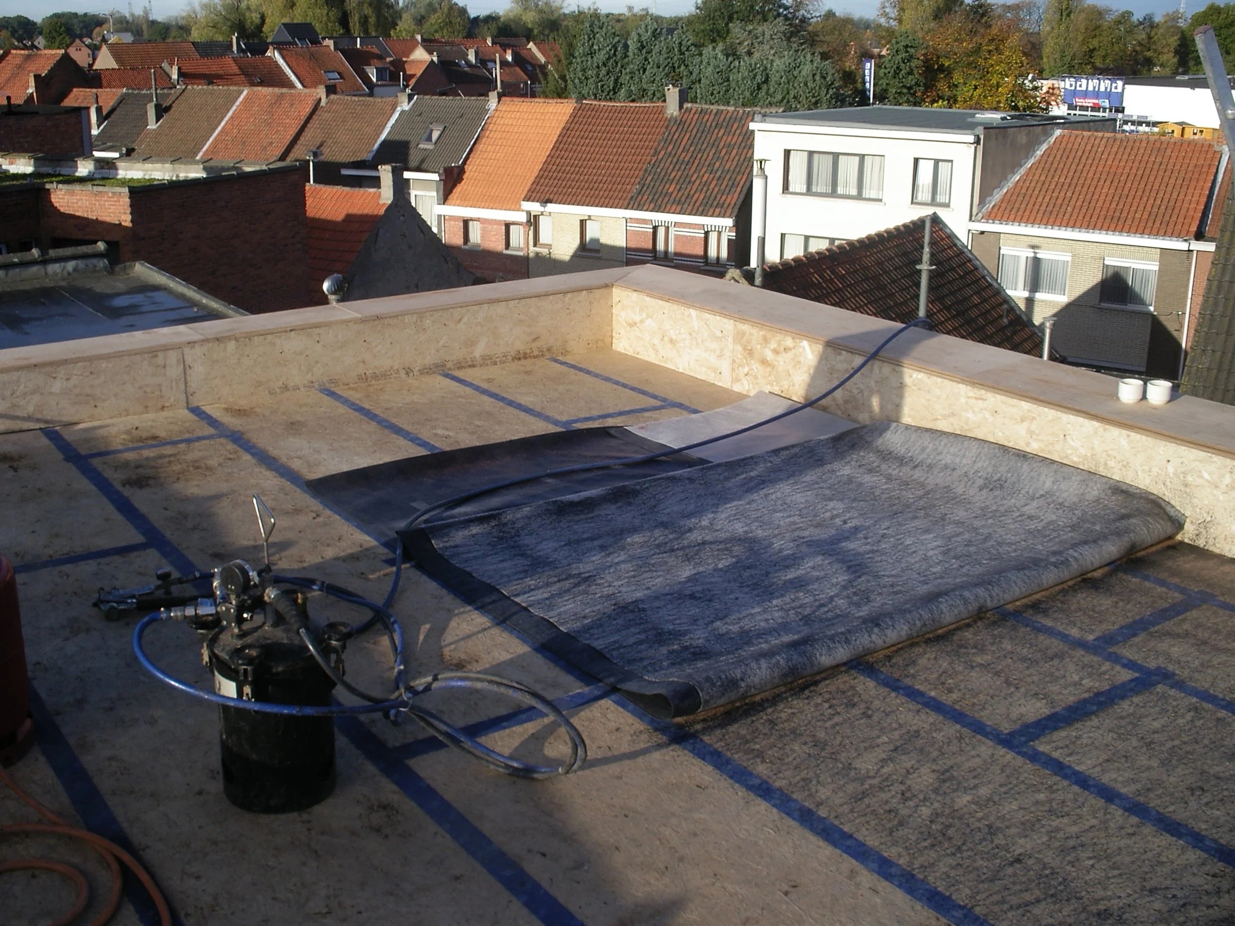 Dag 4: plaatsen nieuwe dakhuid