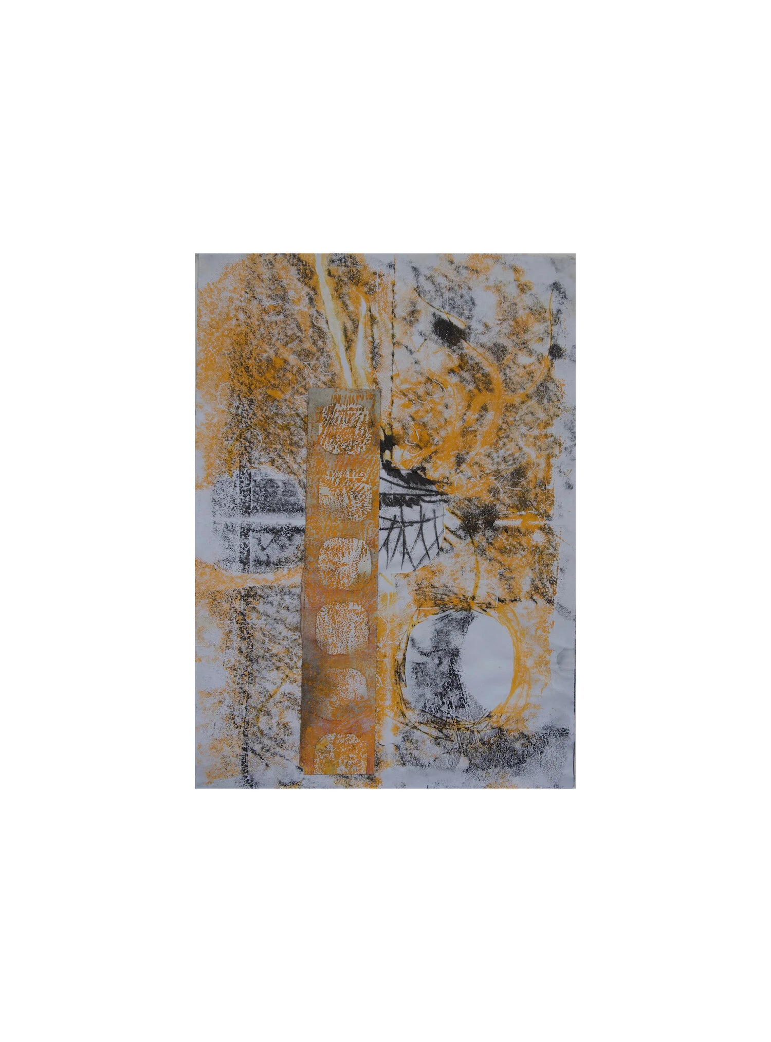 Portal 5 monoprint 29.5cm x 42cm