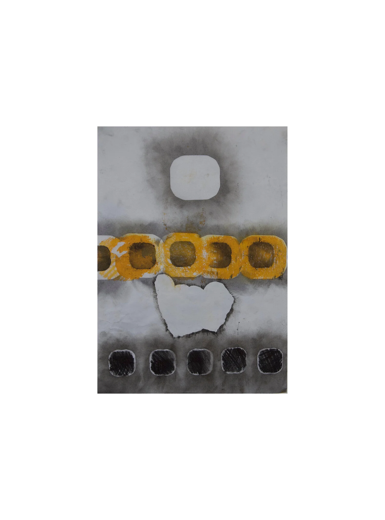 Portal 2 monoprint 29.5cm x 42cm