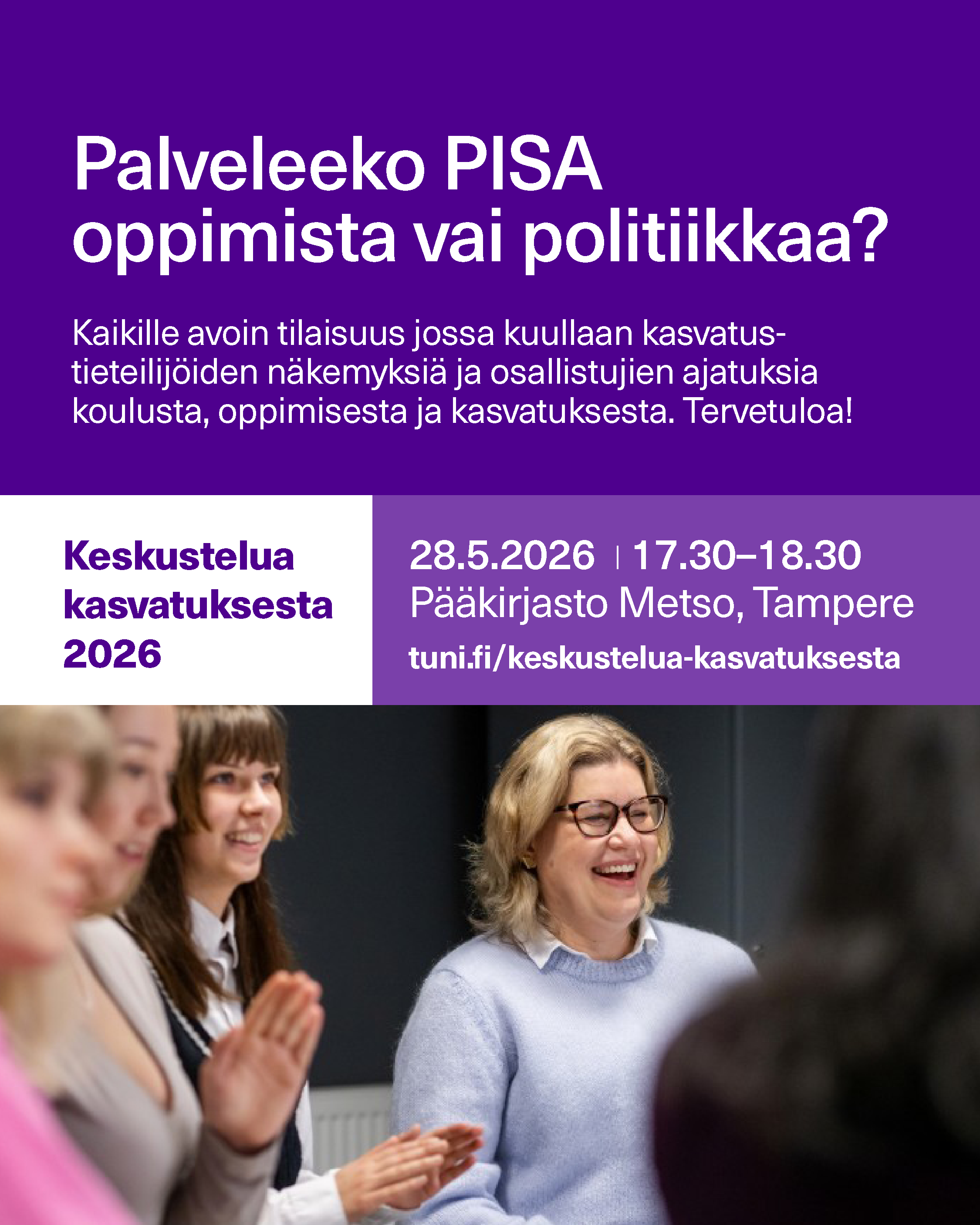REAL mukana Keskustelua kasvatuksesta -tapahtumasarjan yleisötilaisuudessa