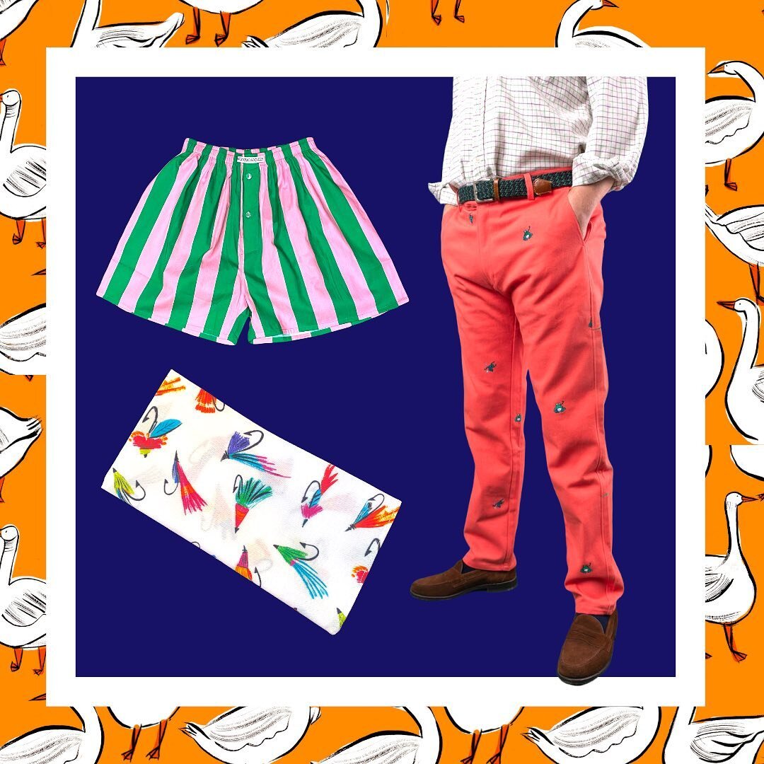 With Fathers Day this weekend&hellip;Enjoy 20% off our entire shop until Midday Wednesday 15th June. Inclusive of 100% Silk Ties, Embroidered Chinos, Boxer Shorts and Handkerchiefs. Use Code: FATHER22 at checkout 🍻