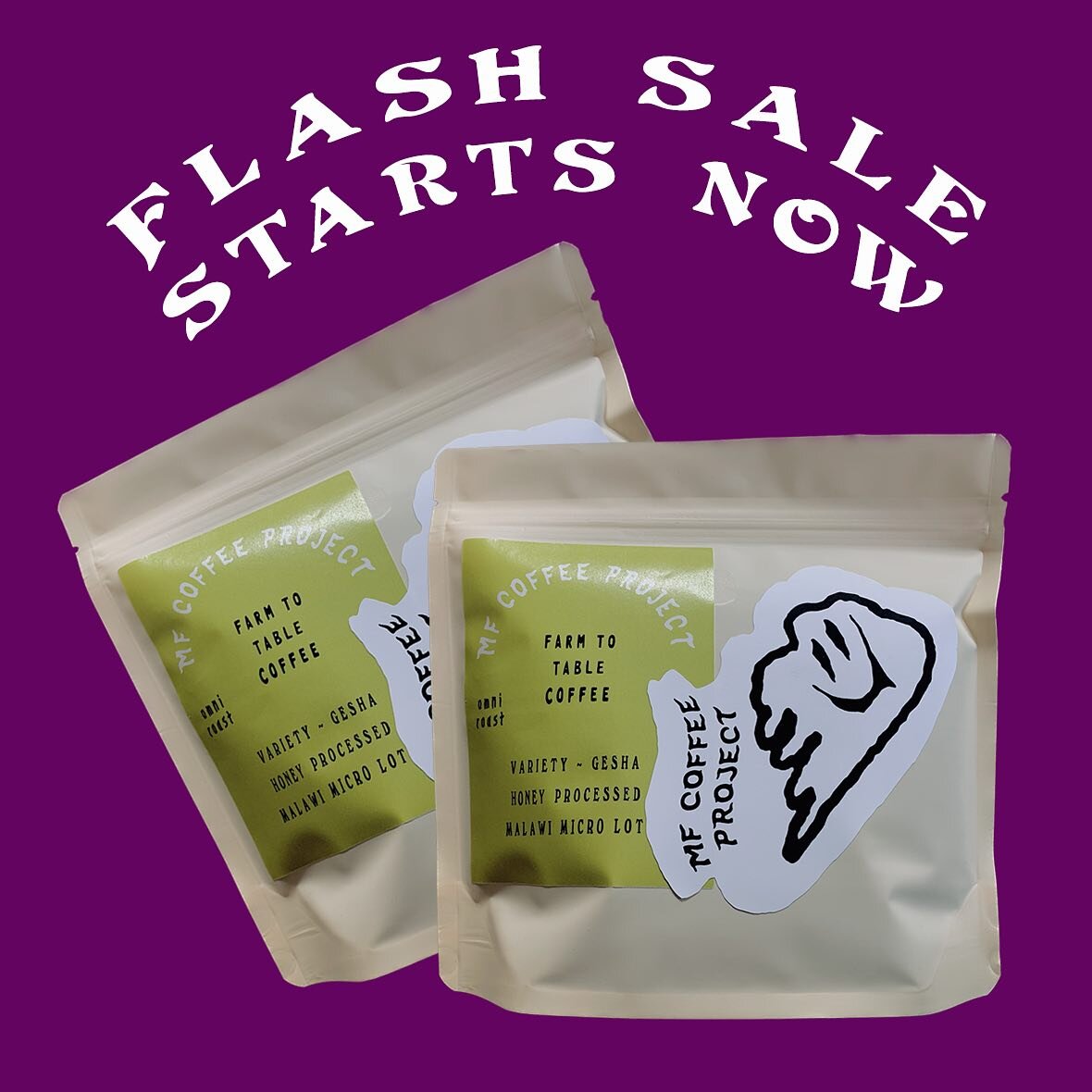 🌟 Flash Sale Starts Now till the End of Monday! Not an April Fools&rsquo; Day Joke. 🌟

🌷 From now until Monday, April 1st, at 11:59 PM, enjoy a whopping 50% OFF on all our coffee online (excluding subscriptions)! It&rsquo;s our way of celebrating 