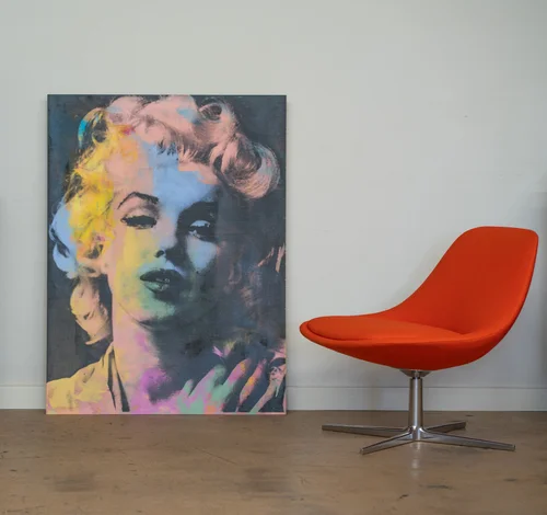 Marilyn Monroe Pop Art Painting on Wood