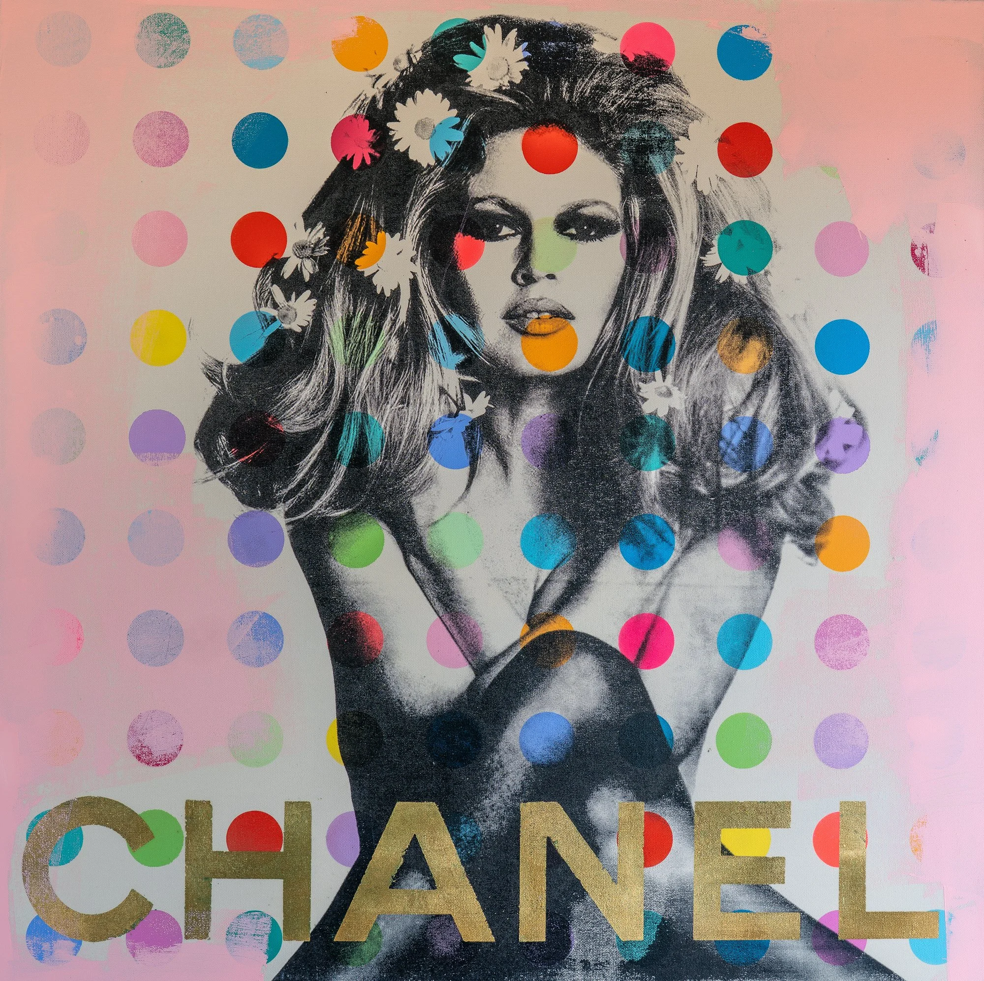 Brigitte Bardot Pop Art Painting